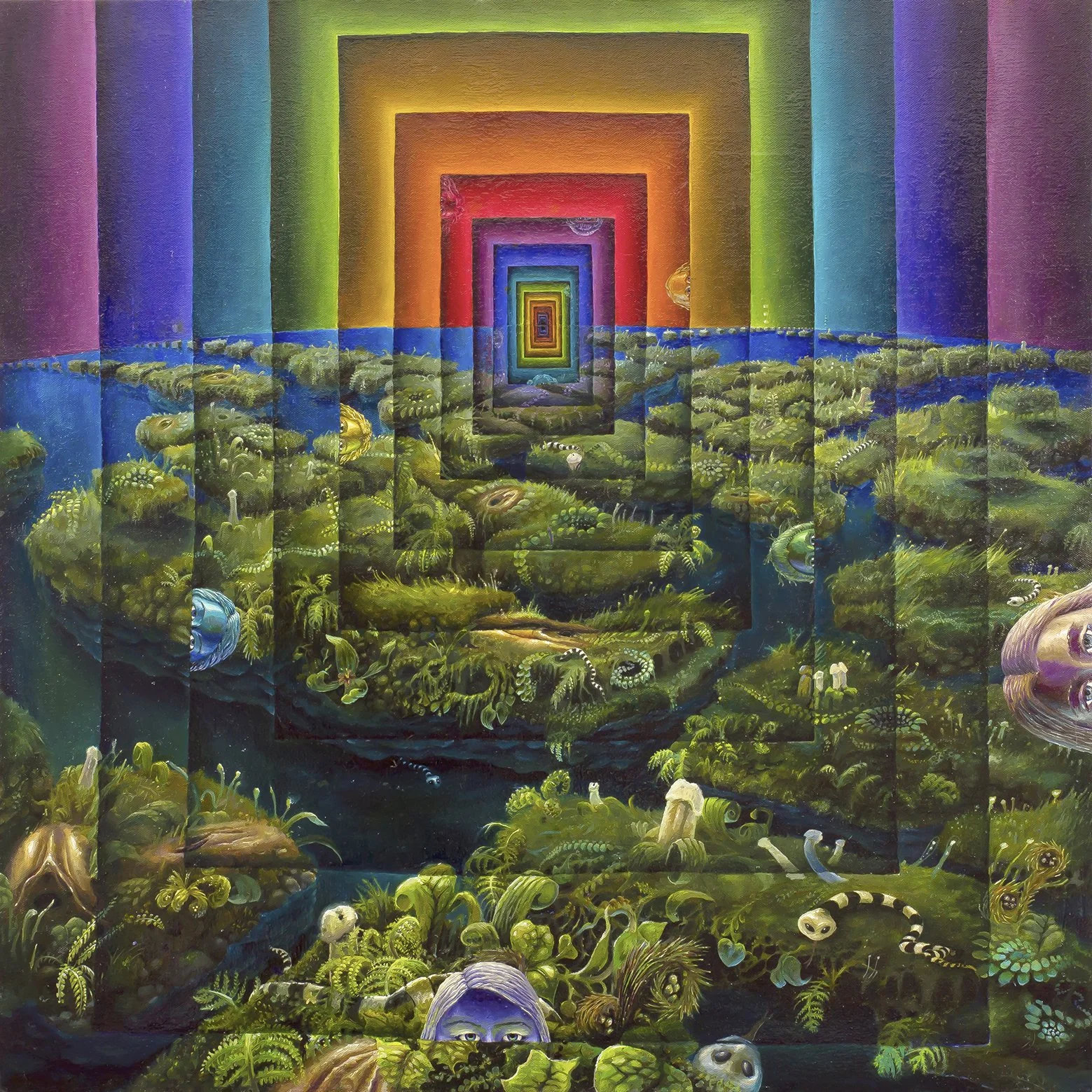 Carina Earl, "Orgasm." Canvas print. $323