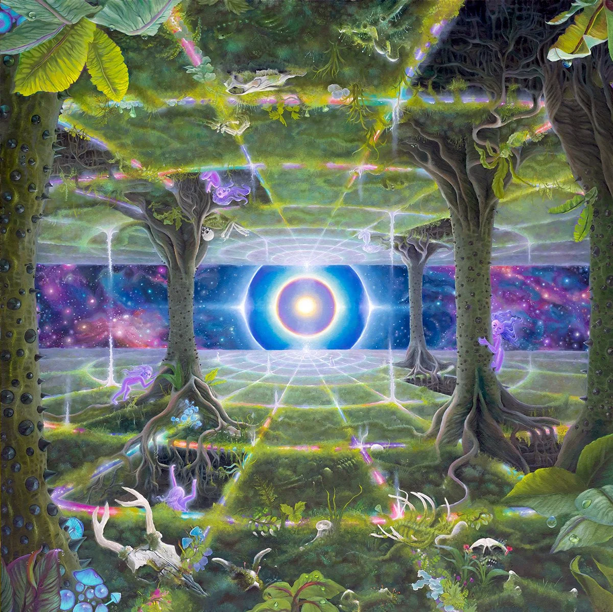 Carina Earl, "Central Sun." Canvas print. $323