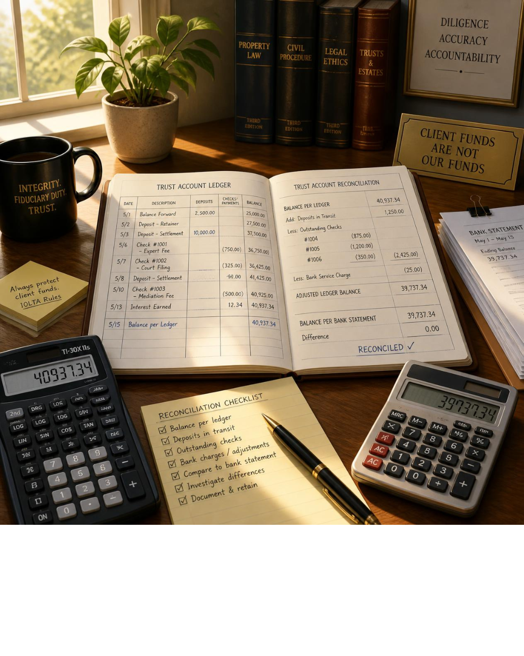 The IOLTA Three-Way Reconciliation Guide (for solo and small firms)
