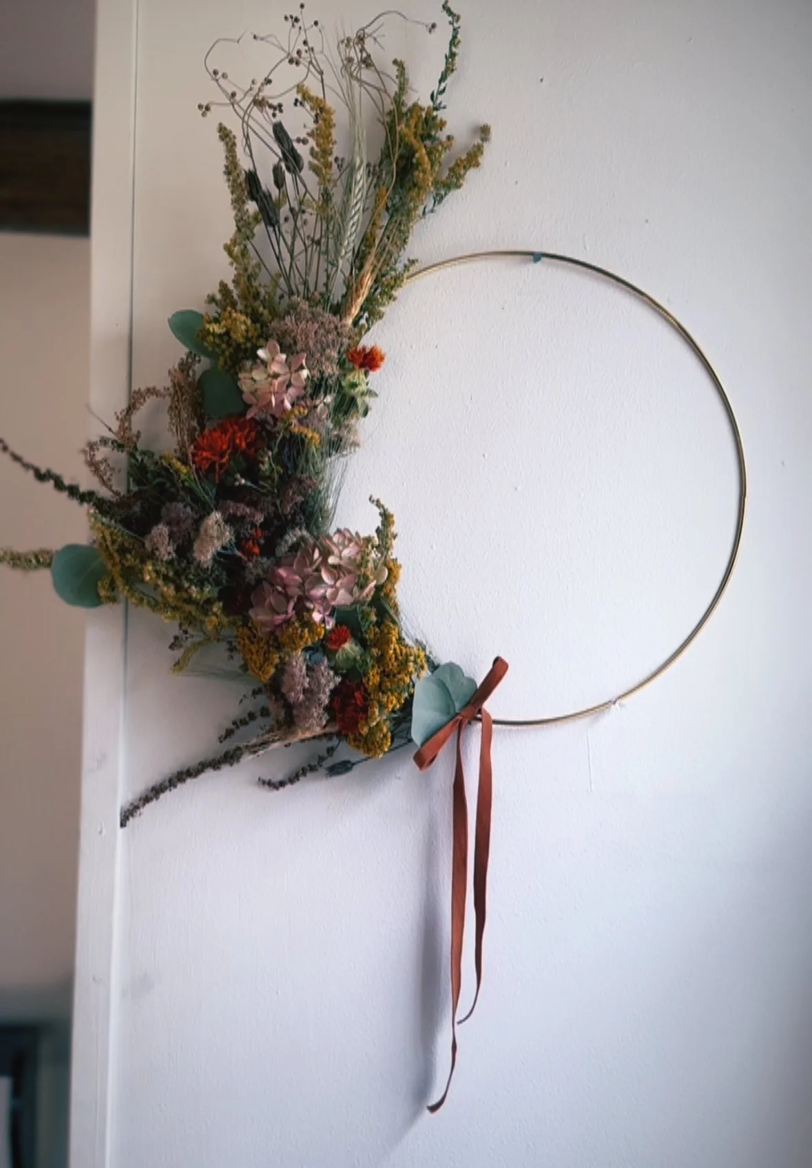 Dried Flower Wreath-making