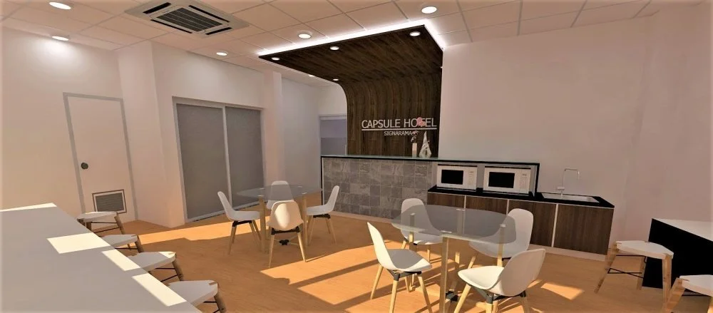 Dormitos Capsule Hotel, Harvard Street corner New York Avenue, Cubao, Quezon City