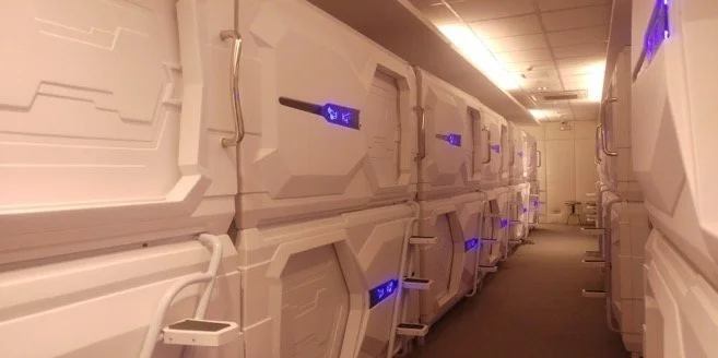 Dormitos Capsule Hotel, Harvard Street corner New York Avenue, Cubao, Quezon City