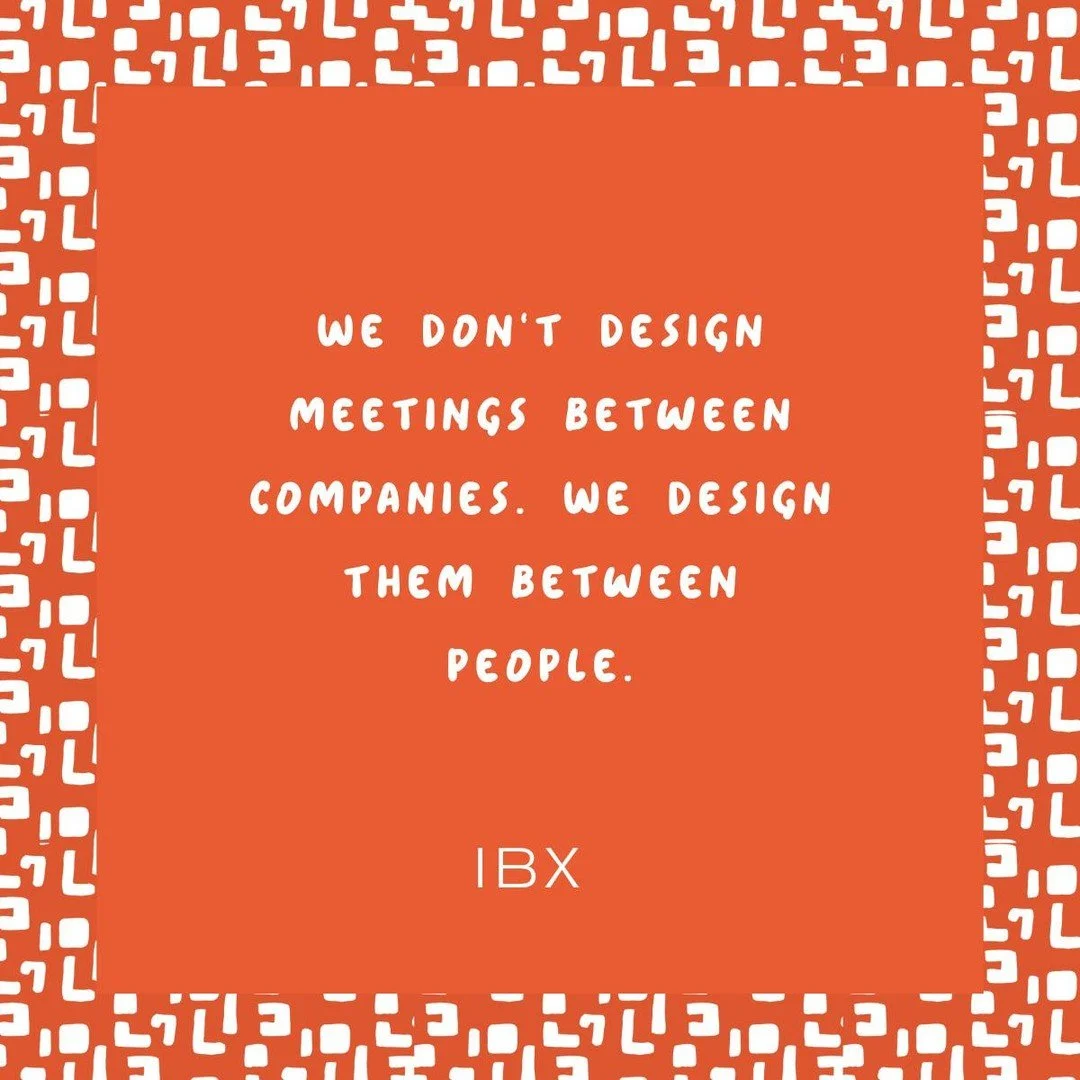 It's easy to plan an event around companies and job titles. We find it works better to plan it around the people behind them. The relationships come first, and the business tends to follow.

#IBX #IberoAm&eacute;ricaExchange