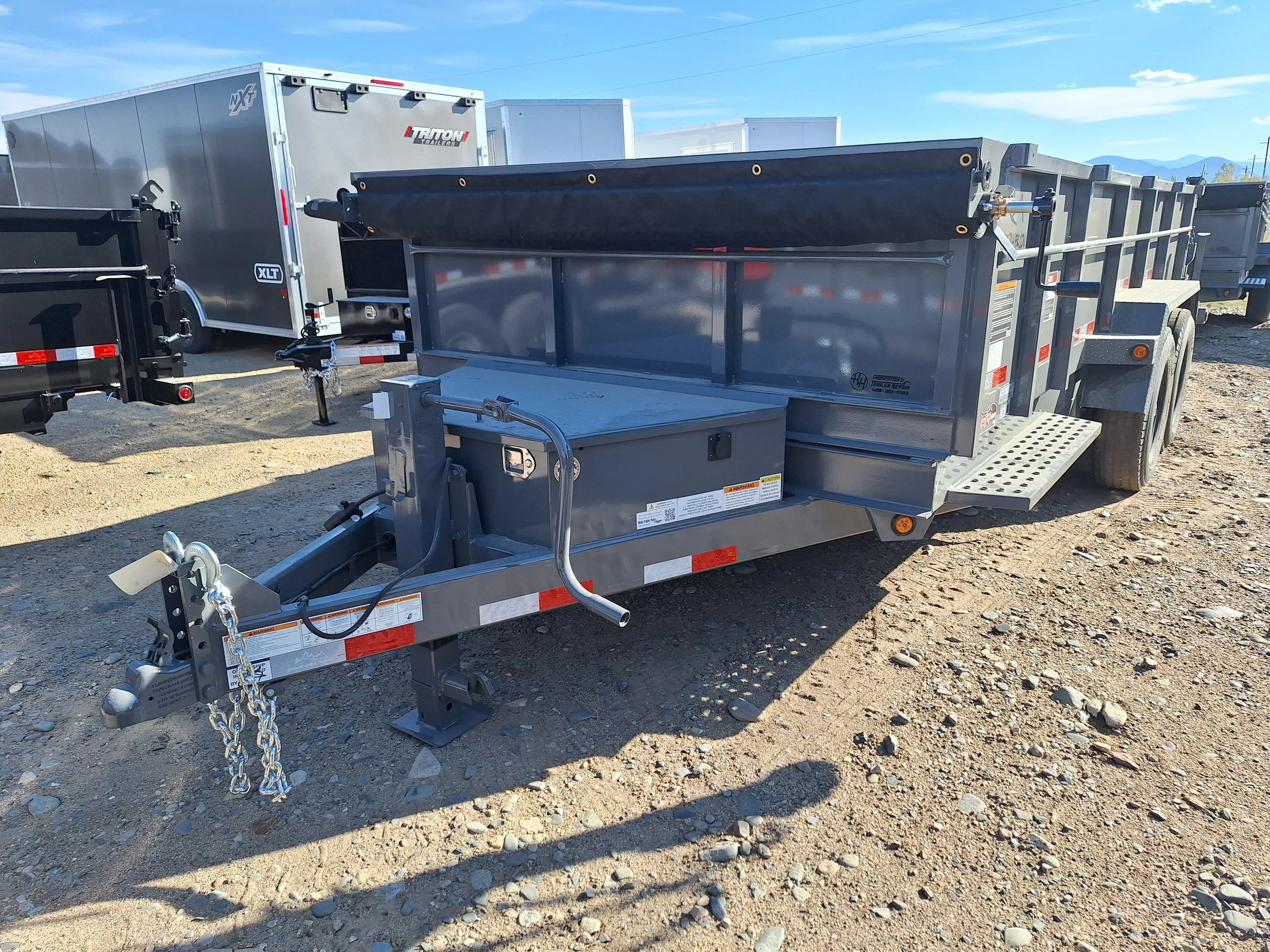 Snake River 7' x 16' 14K GEN-Y Tri-Gate Dump Trailer