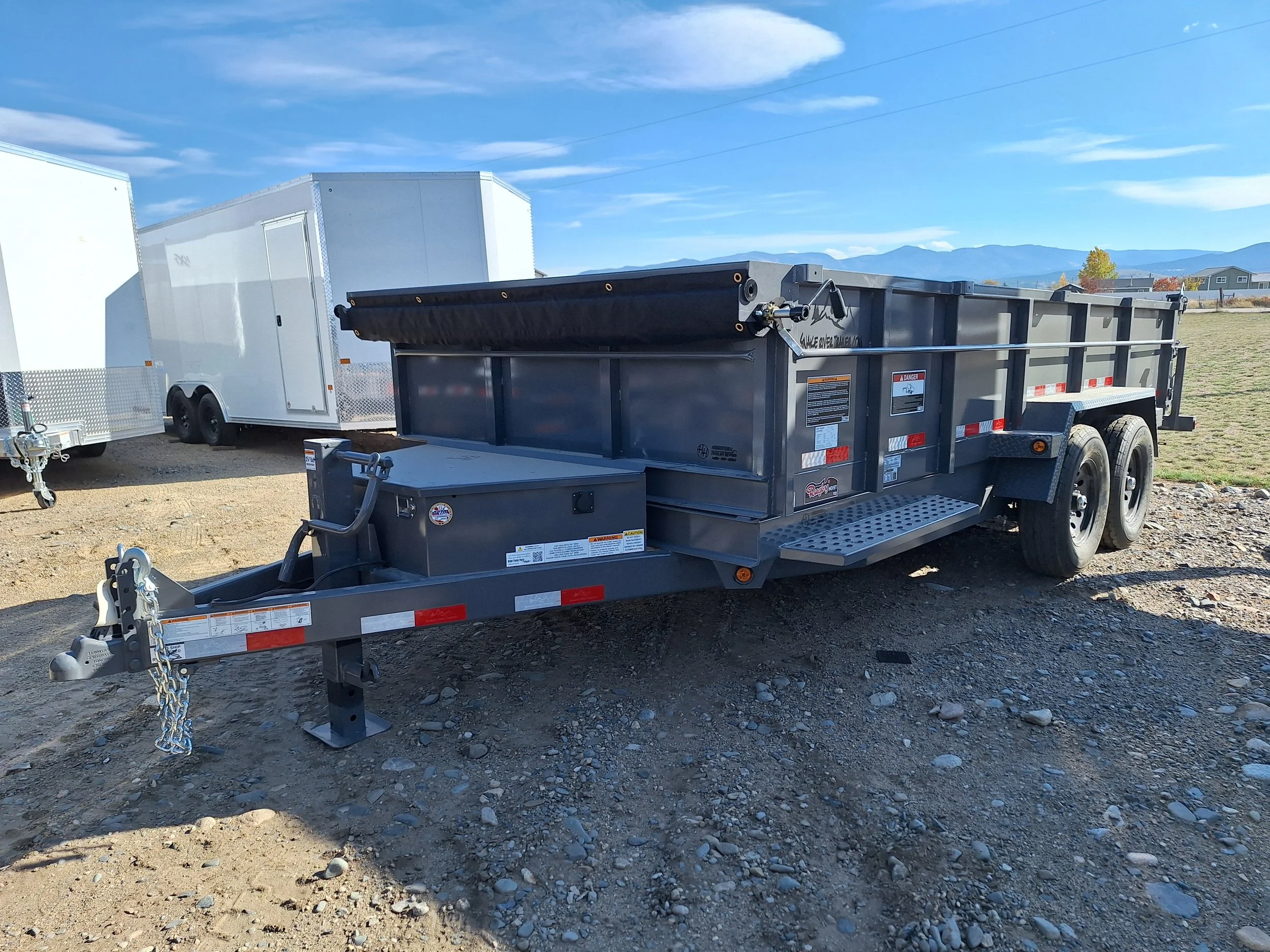 Snake River 7' x 16' 14K GEN-Y Tri-Gate Dump Trailer