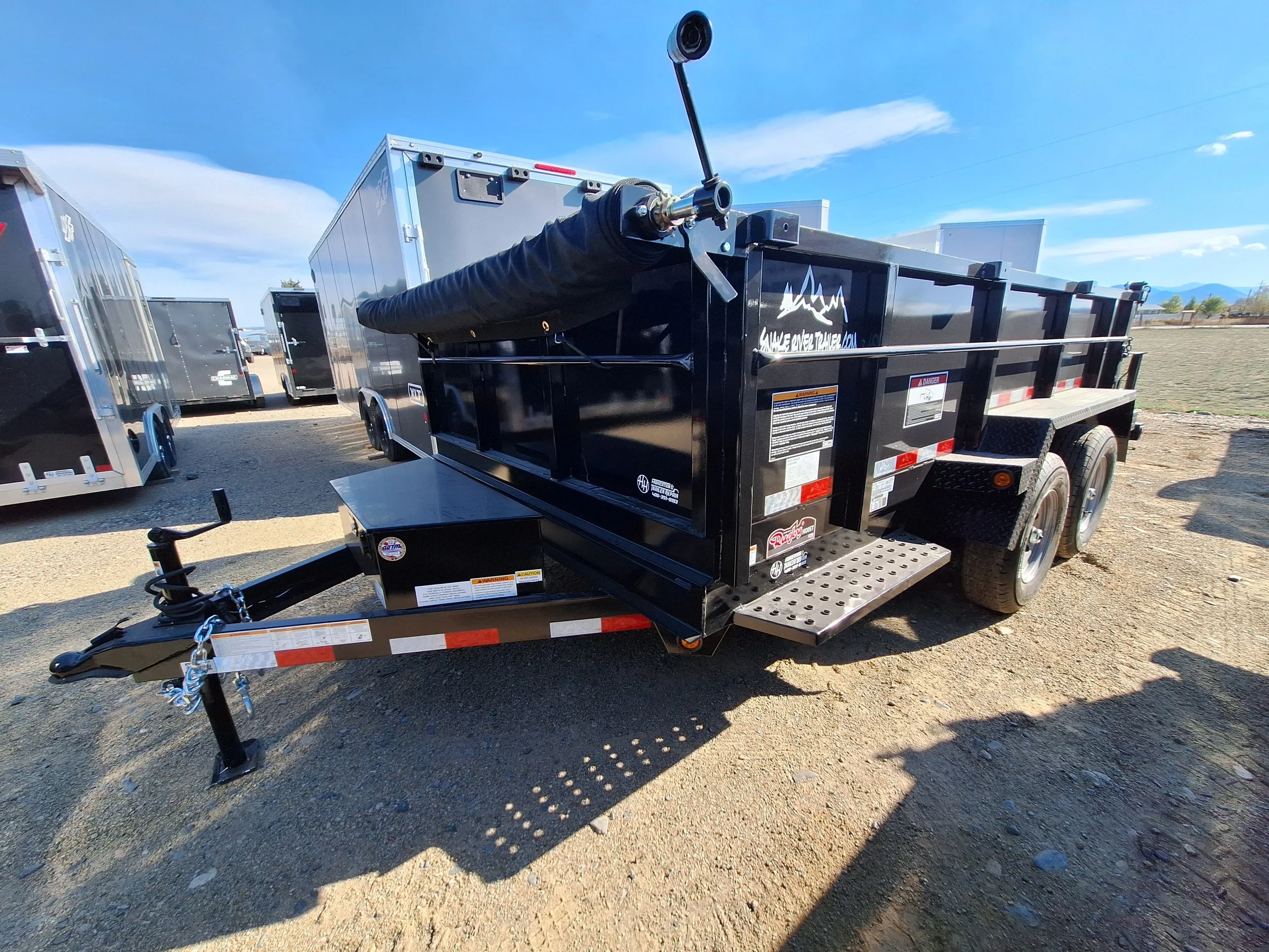Snake River 7' x 12' 9.9K Tri-Gate Dump Trailer