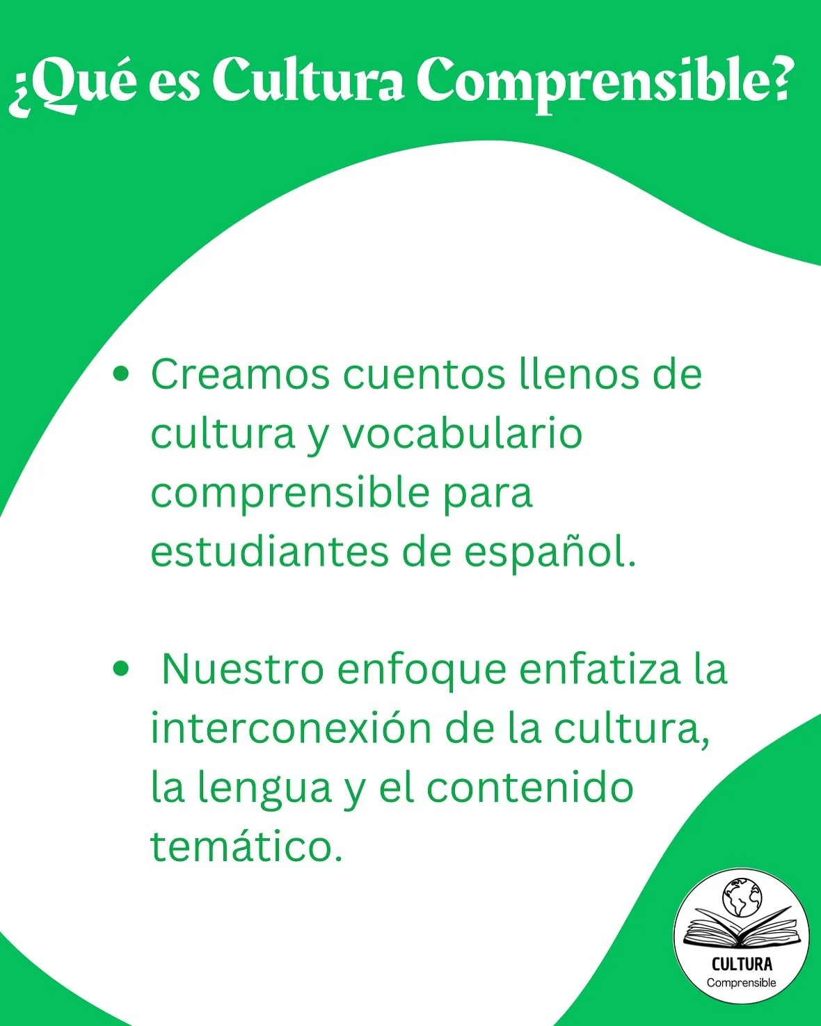 ✨ &iquest;Qui&eacute;nes somos? ✨👩🏻&zwj;🏫👩🏻&zwj;💻Maestras de Espa&ntilde;ol en escuela primaria. S&iacute;guenos en #culturacomprensible para m&aacute;s informaci&oacute;n e ideas para tu #clasedeespa&ntilde;ol Pensando en #espa&ntilde;olparani