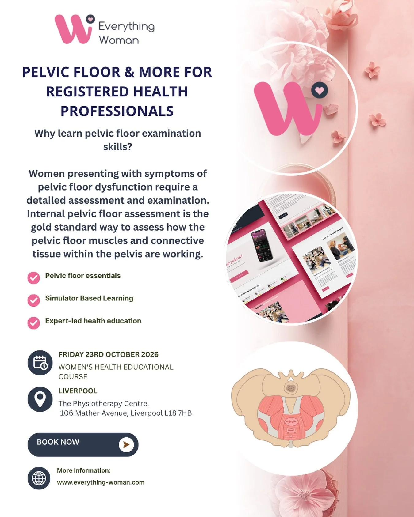 🚨 OUR FINAL GROUP COURSE OF 2026 IS HERE! 🚨

Health professionals, this is your last chance this year to elevate your clinical assessment skills.

Internal pelvic floor examination remains the gold standard for accurately evaluating muscle function