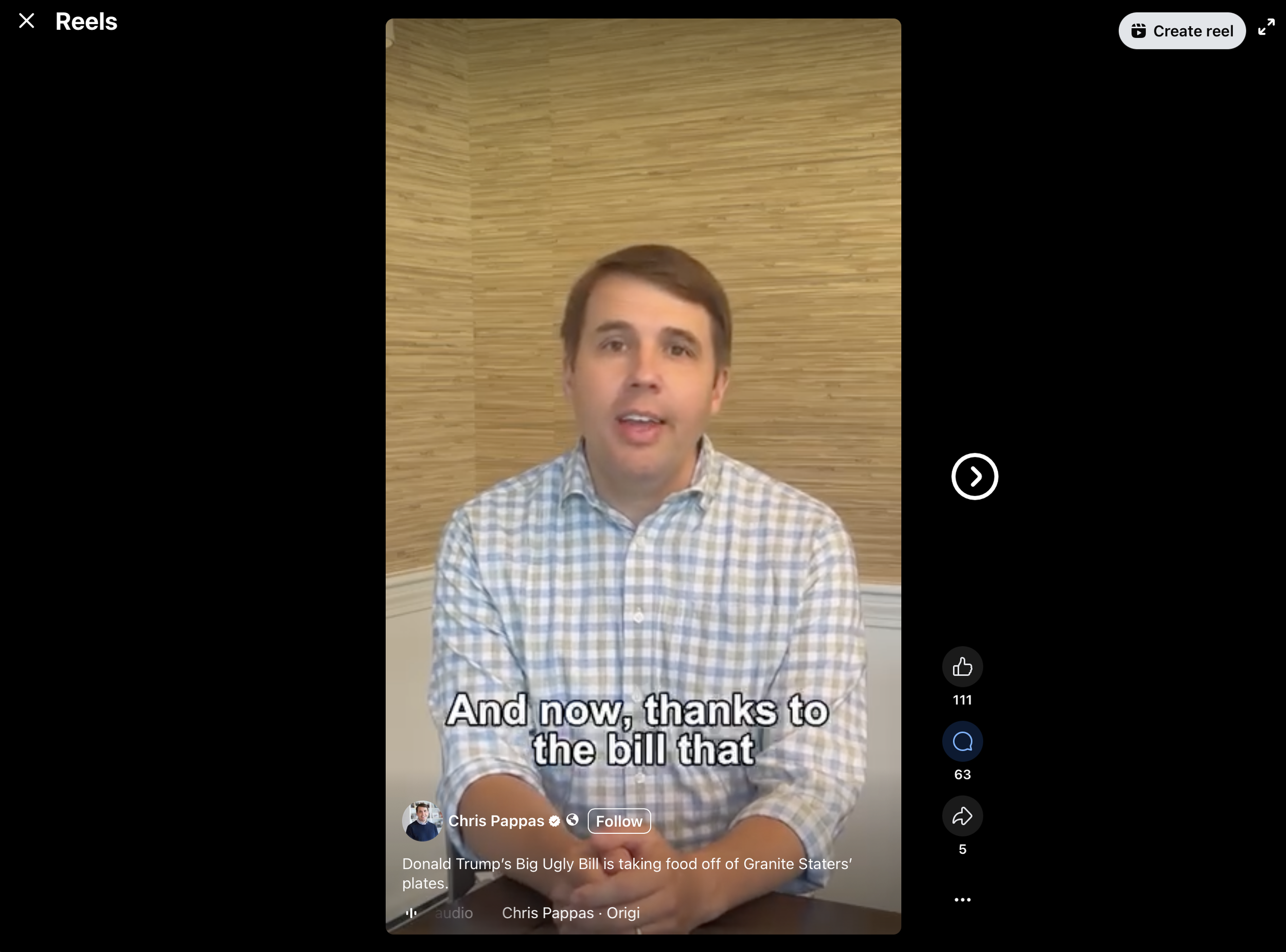 Congressman Chris Pappas quotes NHHS’ Laura Milliken