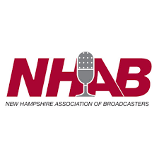 Logo of the New Hampshire Association of Broadcasters, featuring the acronym NHAB with a microphone icon.