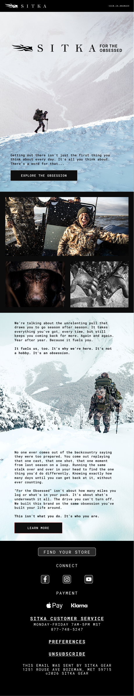 Email campaign design