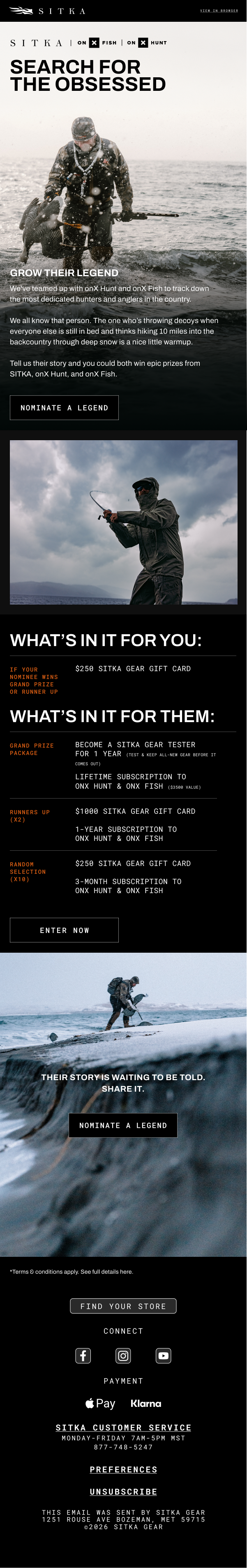 Email campaign design