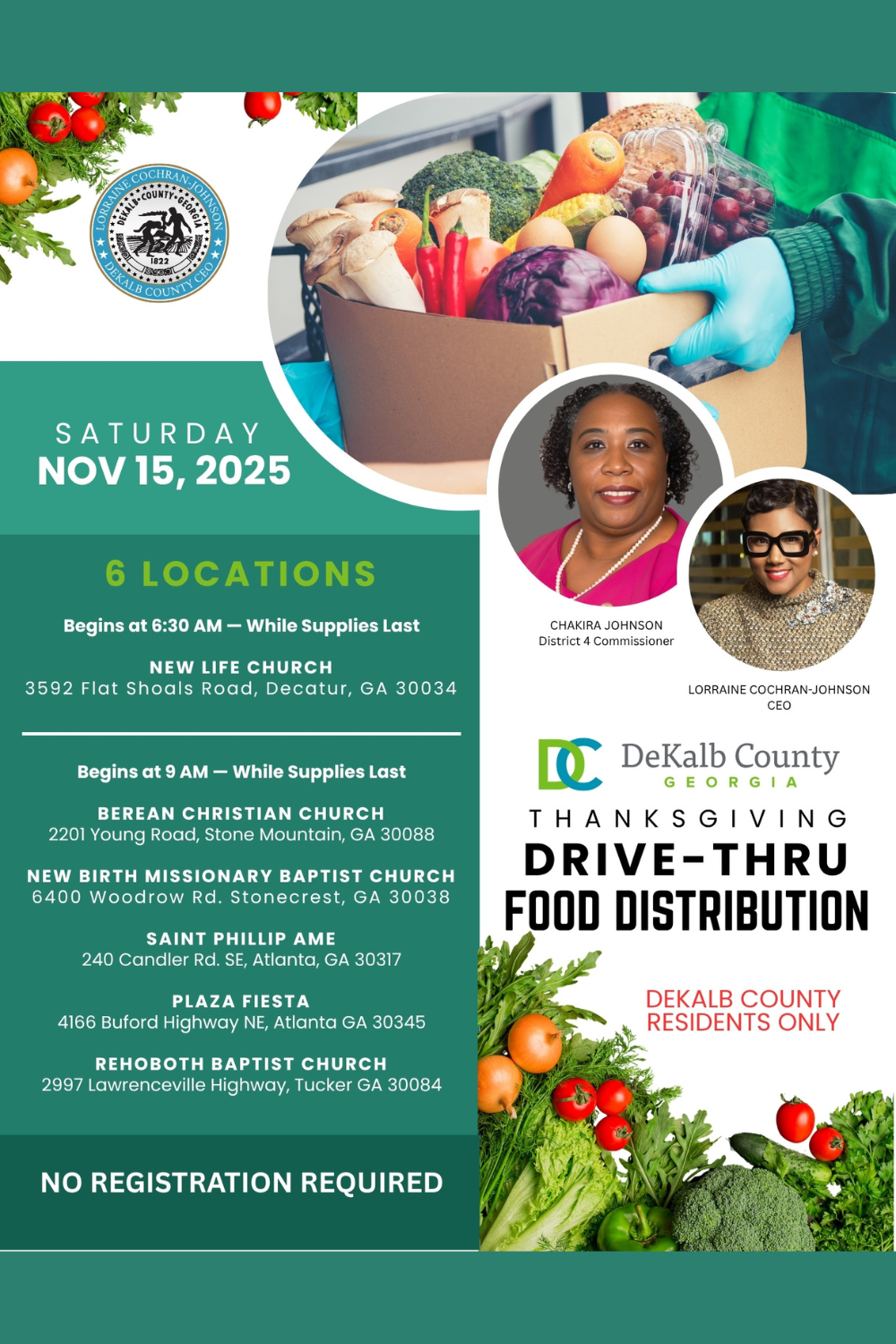 Countywide Drive-Thru Food Distribution
