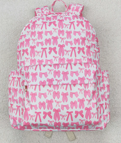 Pink Bow Bookbag