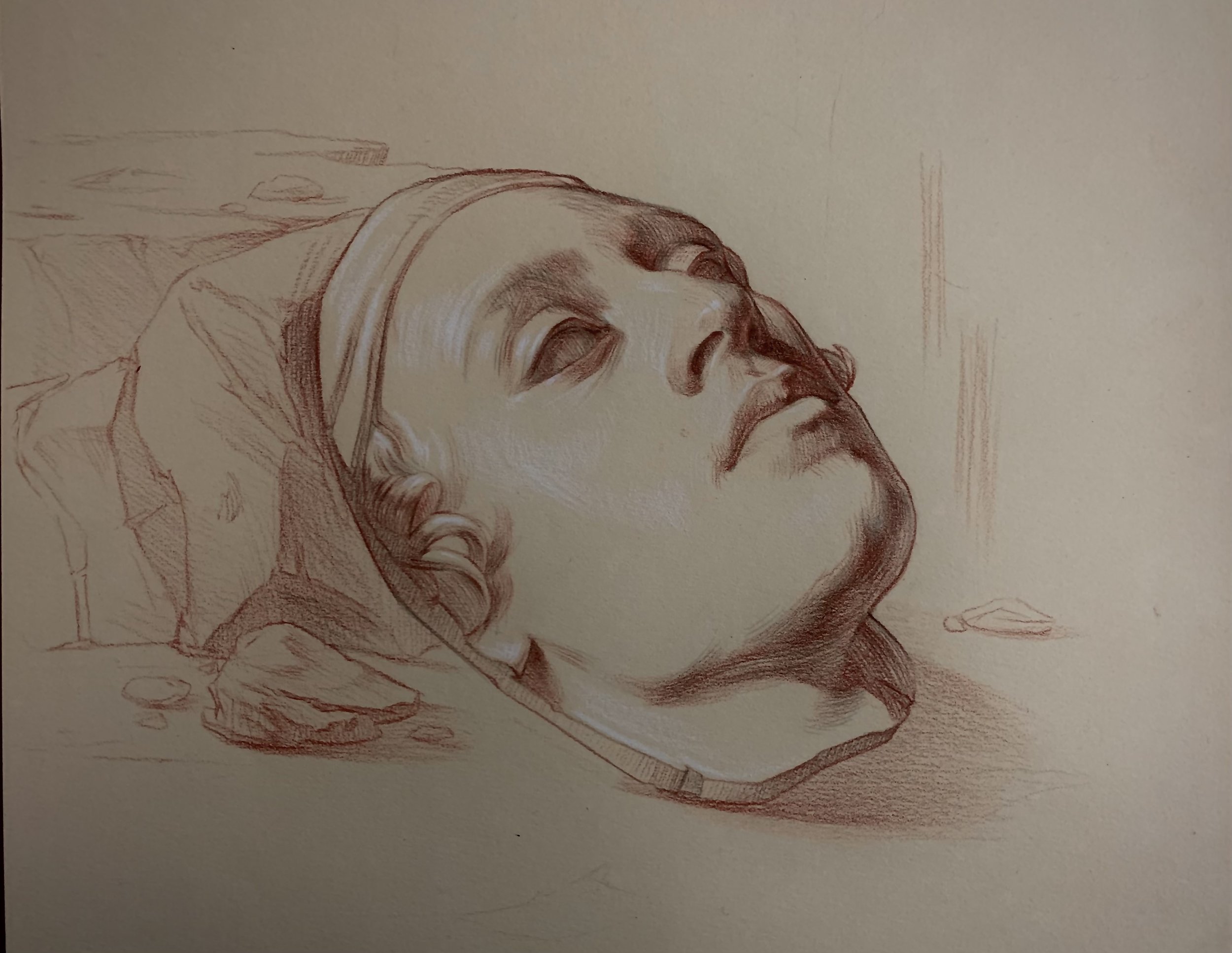 mask Study
Sanguine and Graphite on Paper