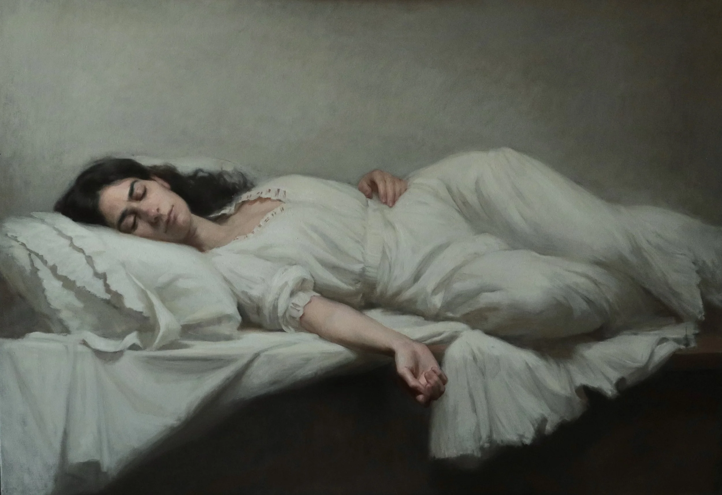 Unawakened
100x70 cm
oil on linen 
2025