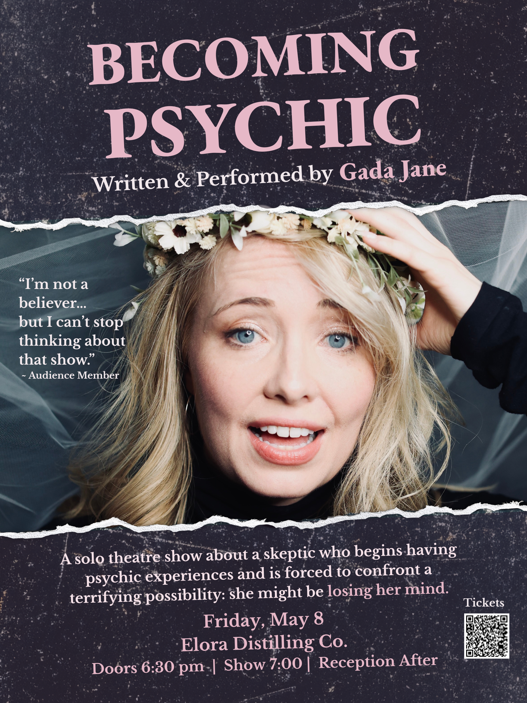 Becoming Psychic – Live Performance + Reception | Elora, Ontario