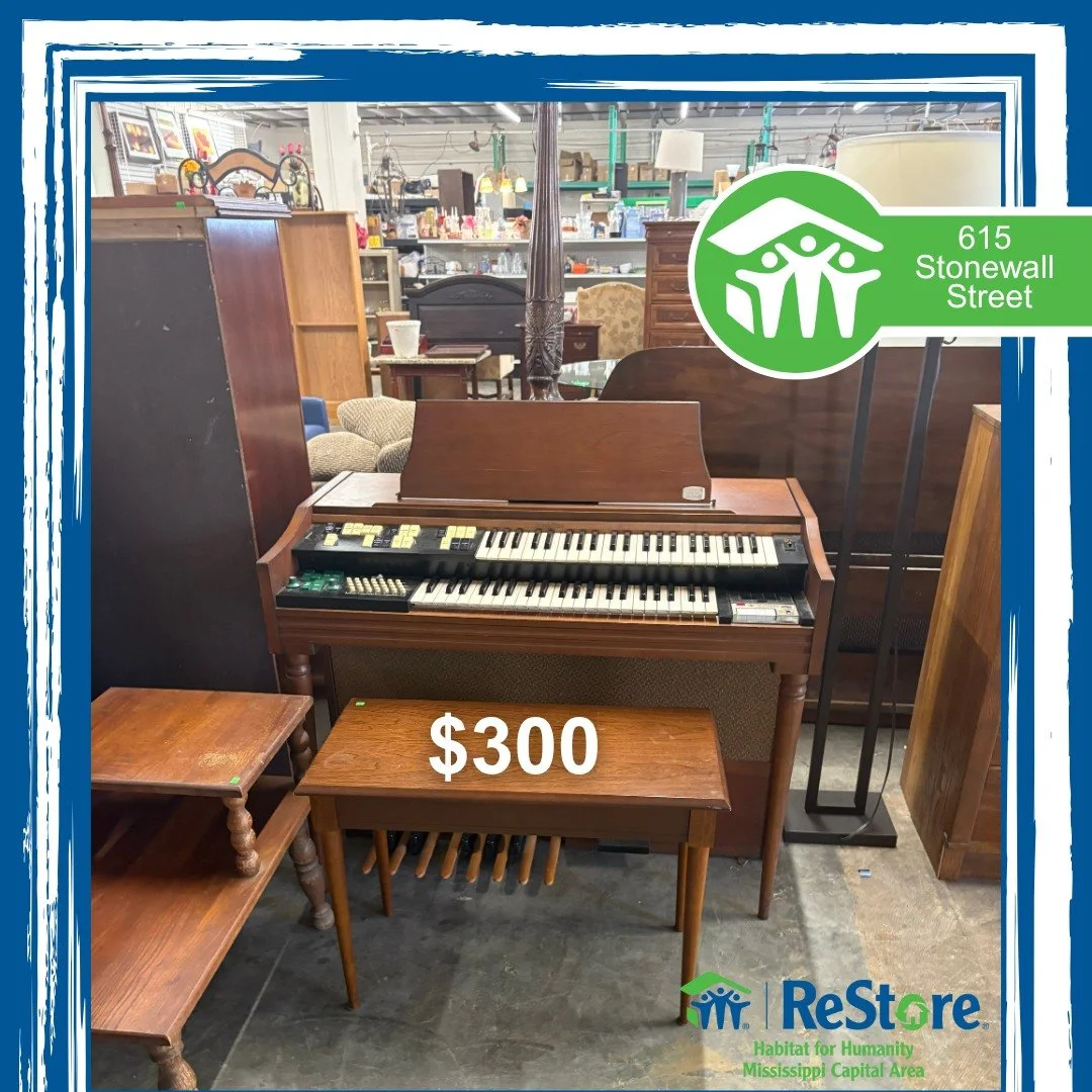 🎹✨ For all the music lovers out there! 🎶 We have a stunning Wurlitzer B3 Organ available for sale at the ReStore! This classic instrument not only adds a touch of vintage charm to any space but also delivers rich, soulful sounds that will elevate y