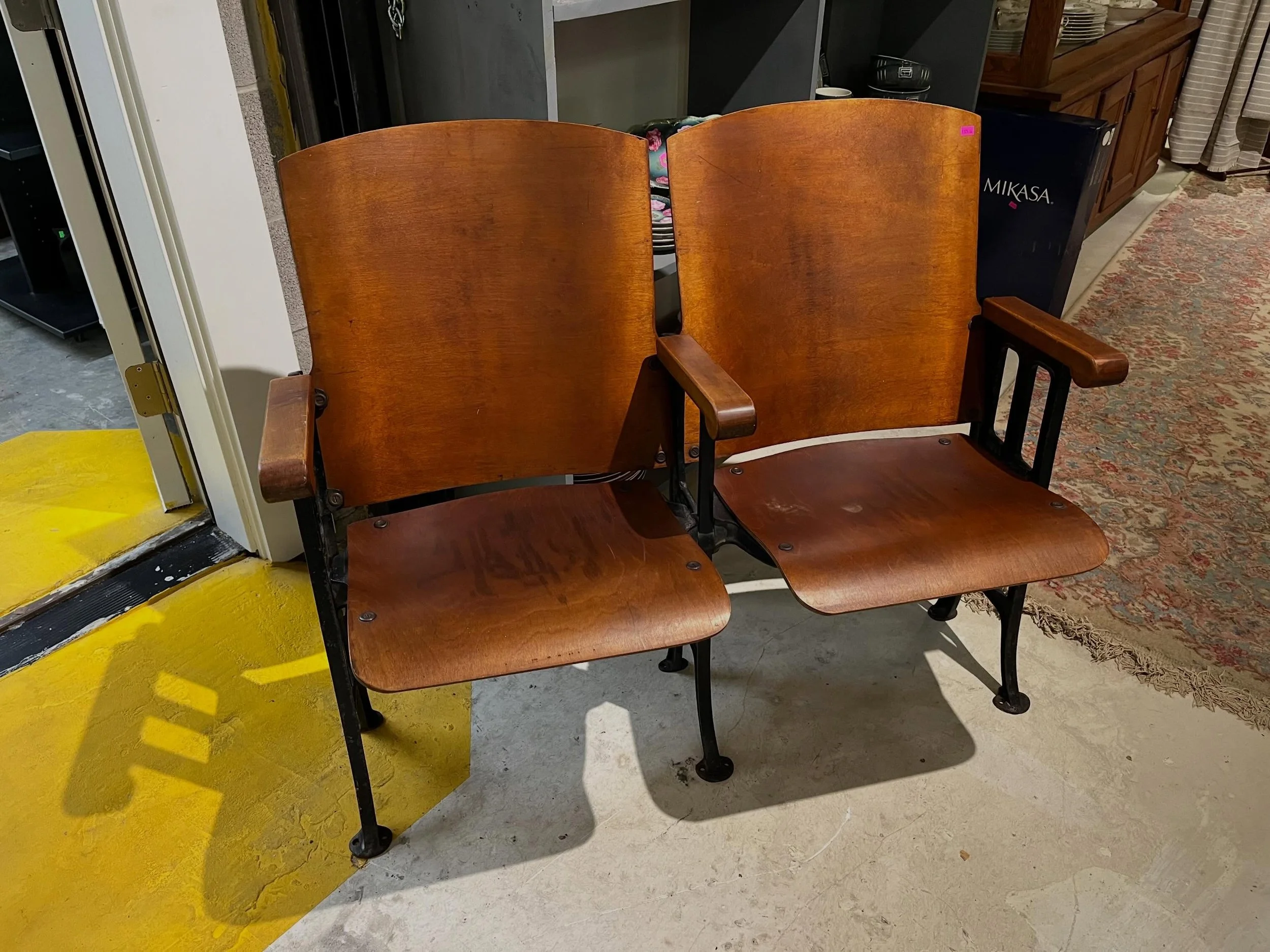 Antique theater seating $125