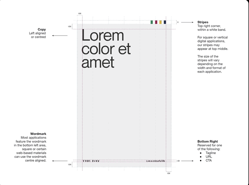 Full rebrand guidelines and modular system.