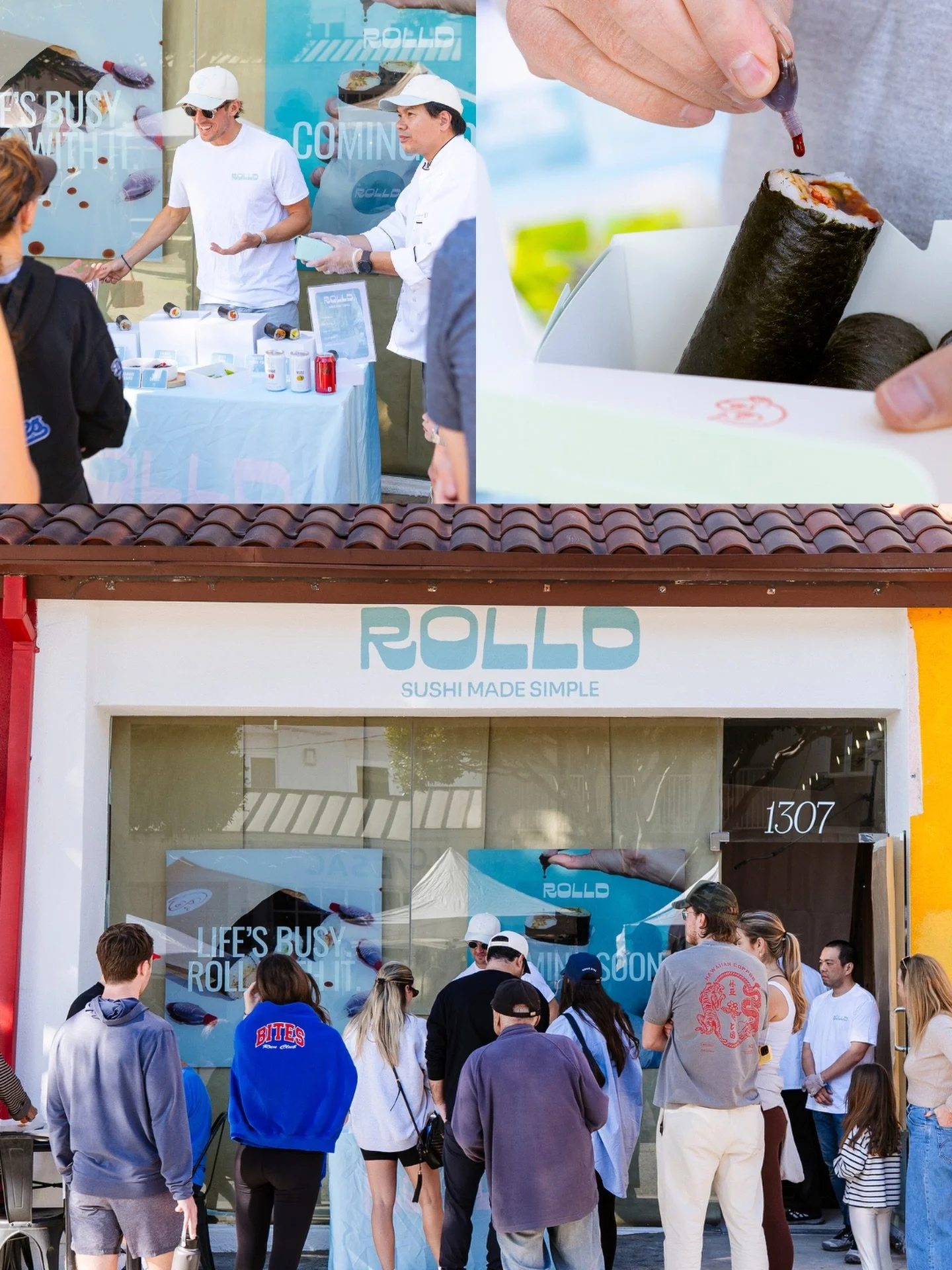 Montana Ave, thanks so much for stopping by!  We feel the love every time and can&rsquo;t wait to open our doors soon! #SushiMadeSimple #ComingSoonSM