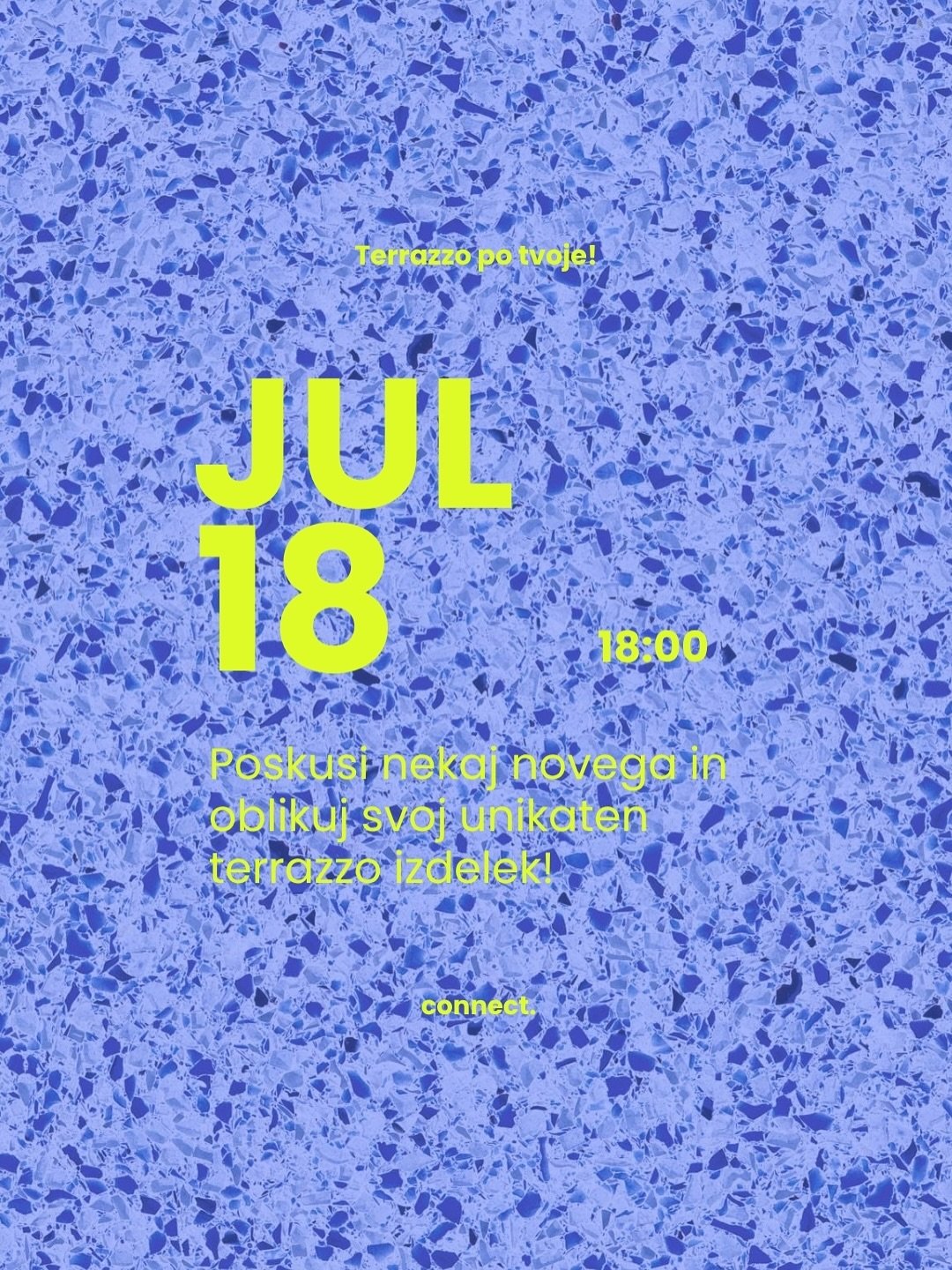 Poletje kliče po ustvarjanju in druženju, zato sem za vas pripravila nove termine priljubljenih terrazzo delavnic!

📅 Termini: - petek, 18. julij 2025 - petek, 29. avgust 2025 - petek, 26. september 2025

Mesta so omejena, zato si čim prej rezervira