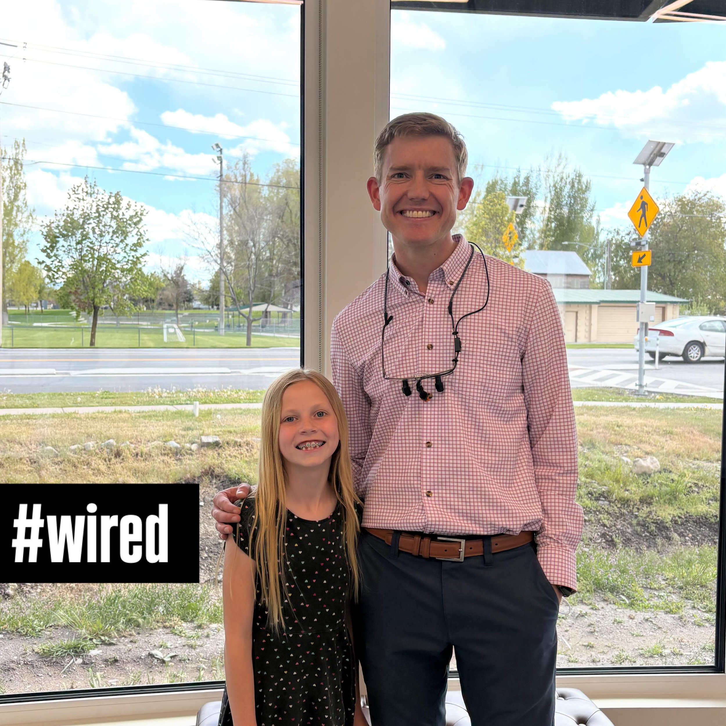 So fun to see those newly wired up grins! Dr Godfrey&rsquo;s niece was excited to start her braces!