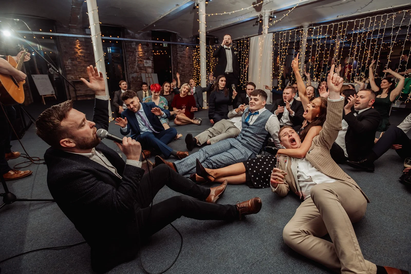 wedding couple holding each other sharing a loving moment