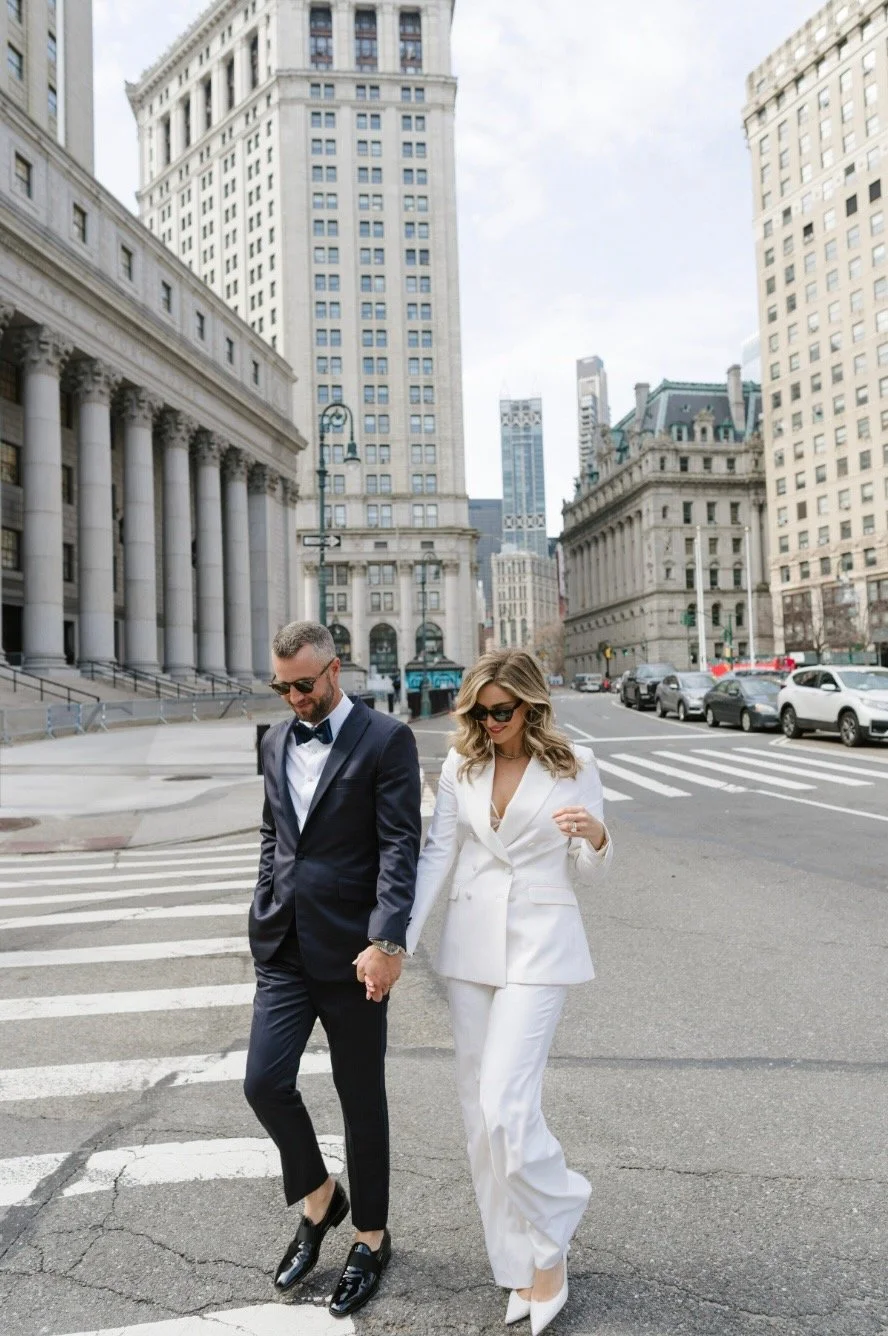 lifestyle bridal image with effortless waves by New York City hairstylist