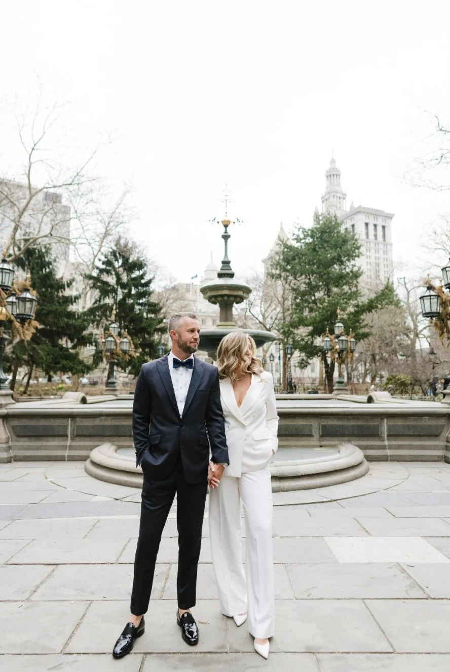 lifestyle bridal image with effortless waves by New York City hairstylist