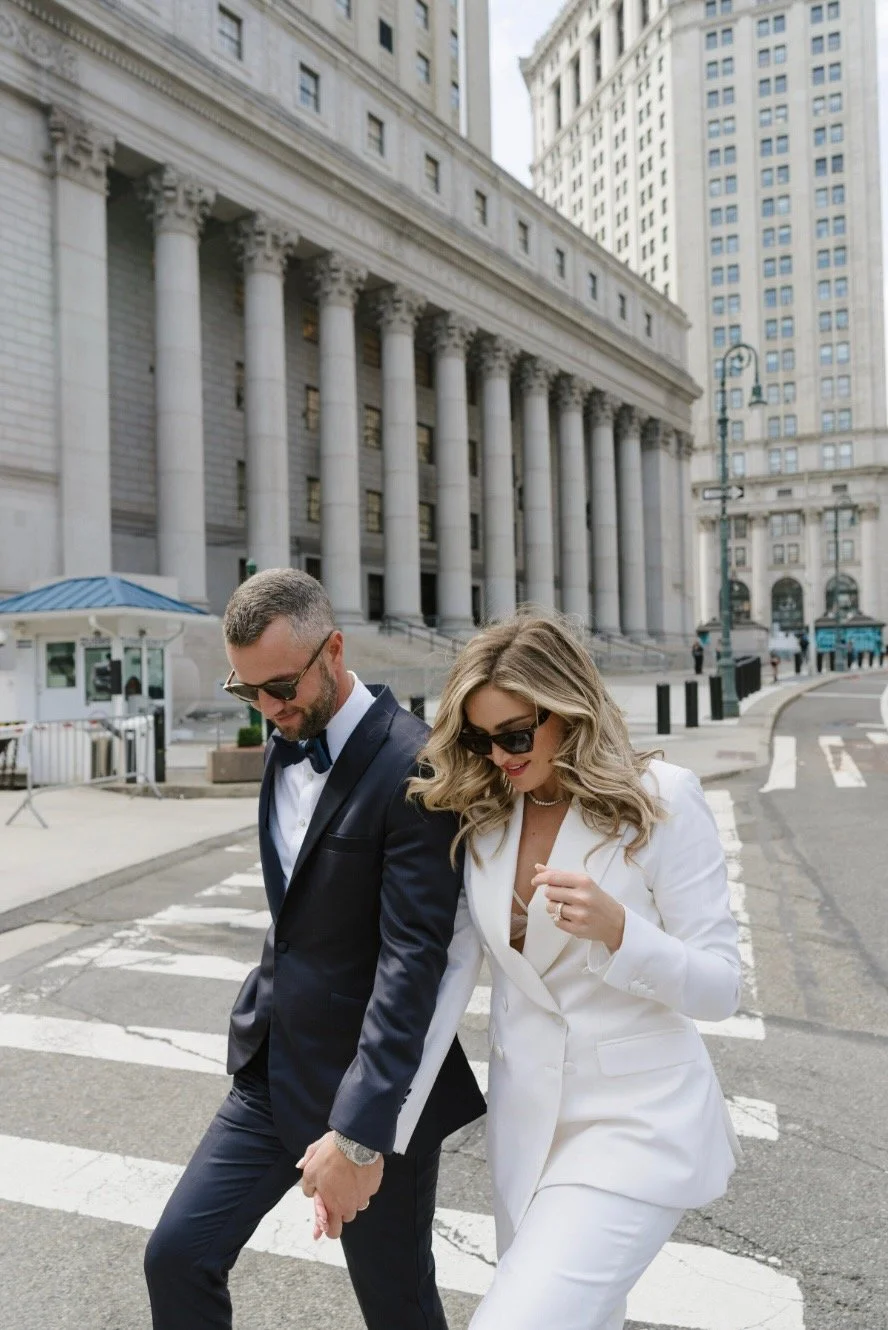 lifestyle bridal image with effortless waves by New York City hairstylist