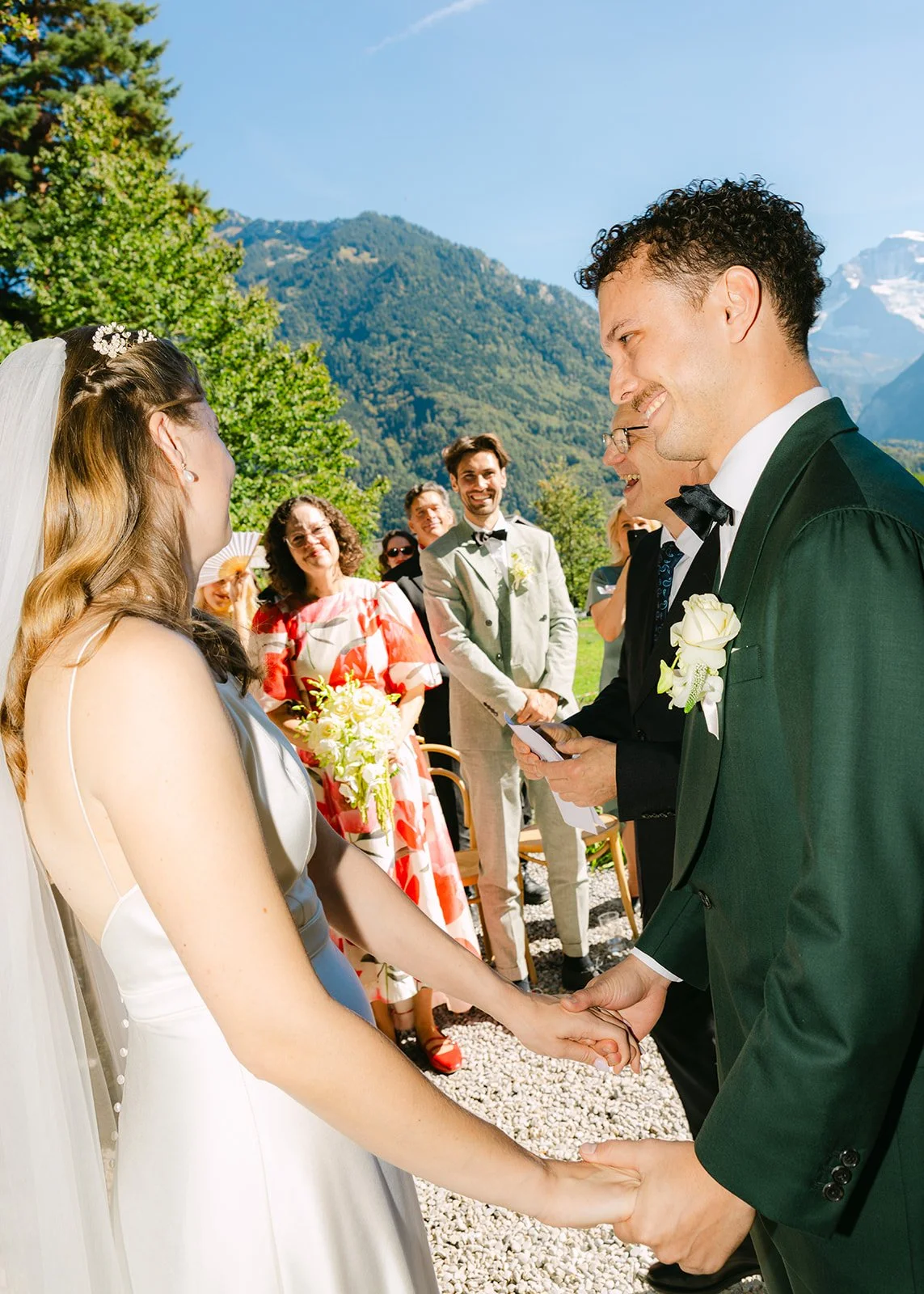 Linda &amp; Witold | A Contemporary Alpine Wedding at Trinkhalle, Switzerland