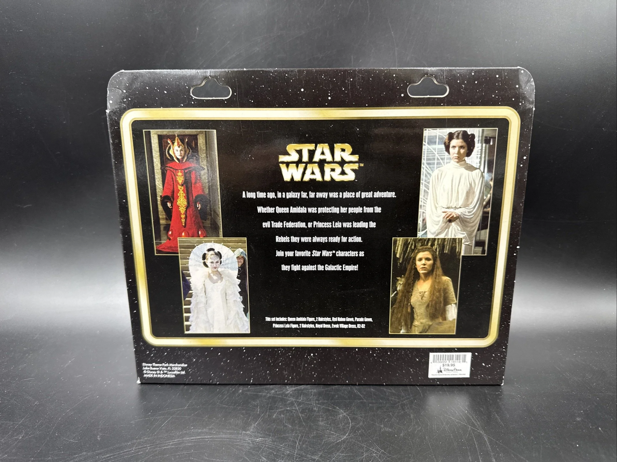 STAR WARS QUEEN AMIDALA & PRINCESS LEIA DELUXE DRESS UP SET R2-D2 Disney  Parks  1