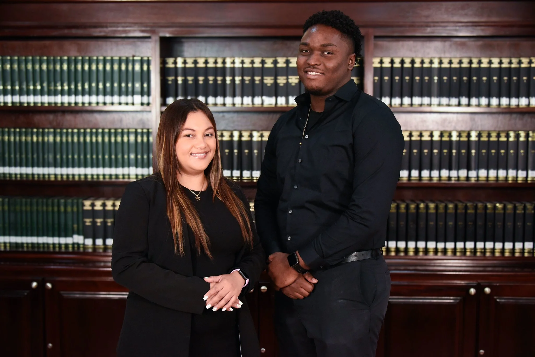 Accounting Department: Taejdza Glori (Accounts Officer/ IT Officer) and Thaied Castillo (Accounts Clerk)