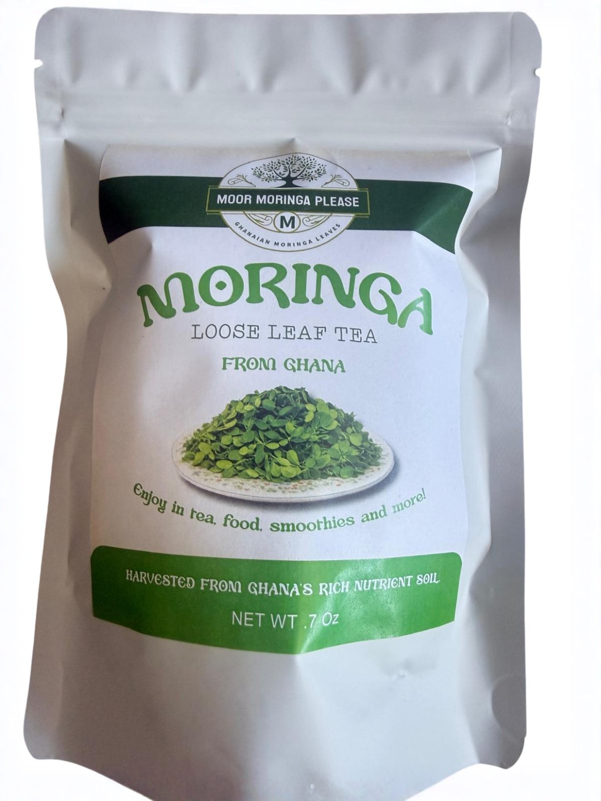 .7oz Ghana Moringa Leaf - click on the picture to see description