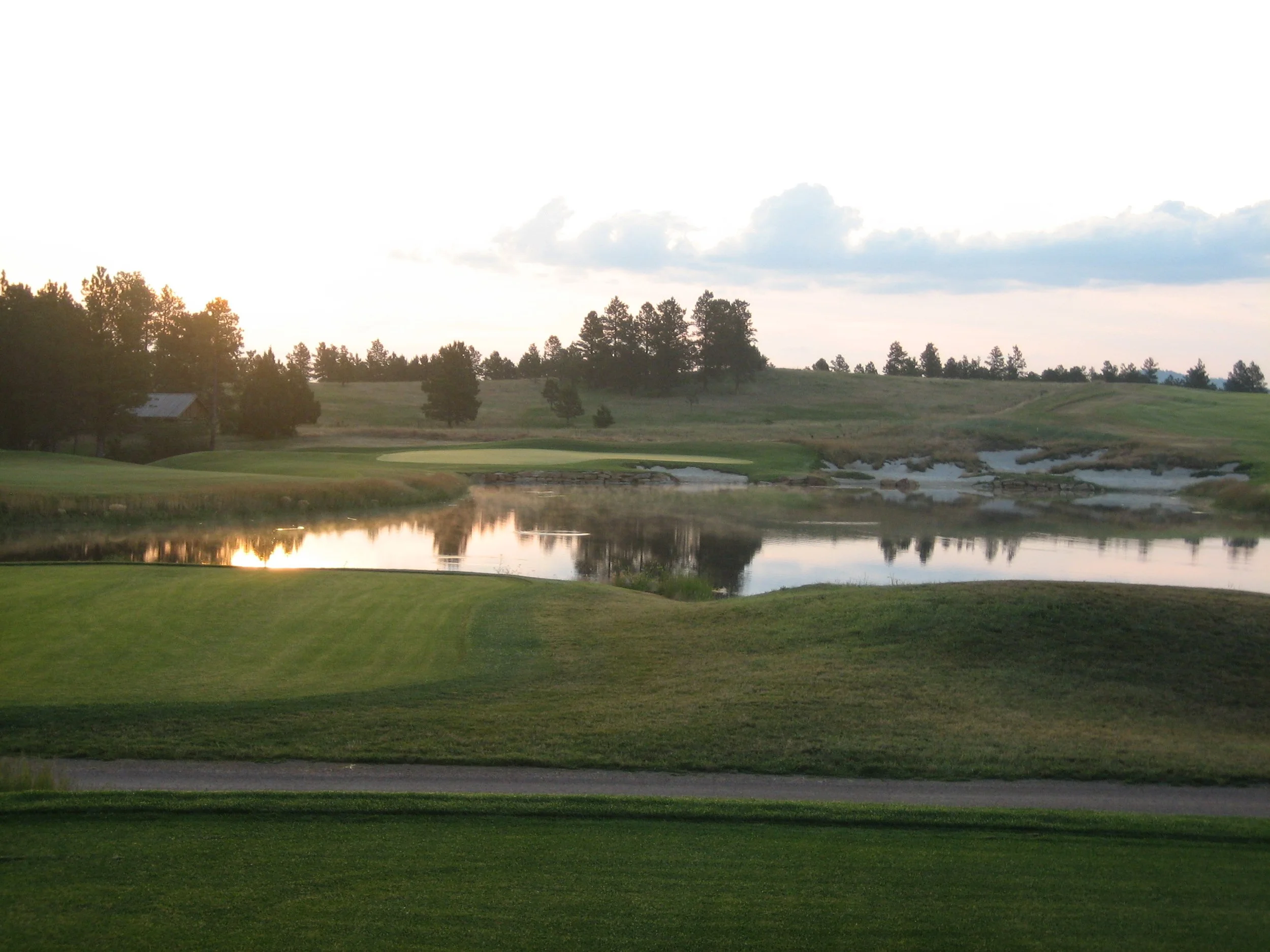 Devils Tower Hole #16 sunset.JPG