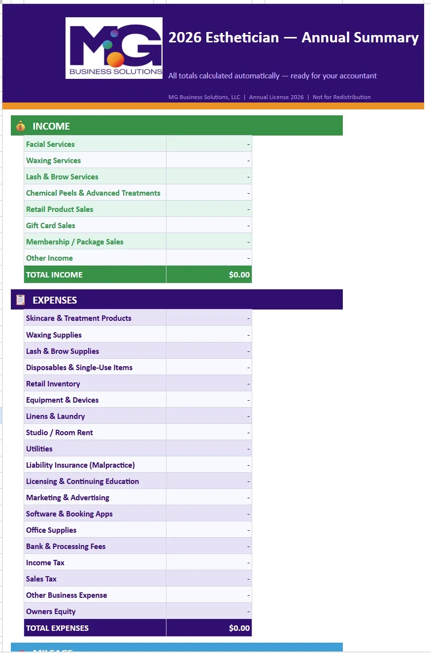 Revenue & Expense Tracking Templates