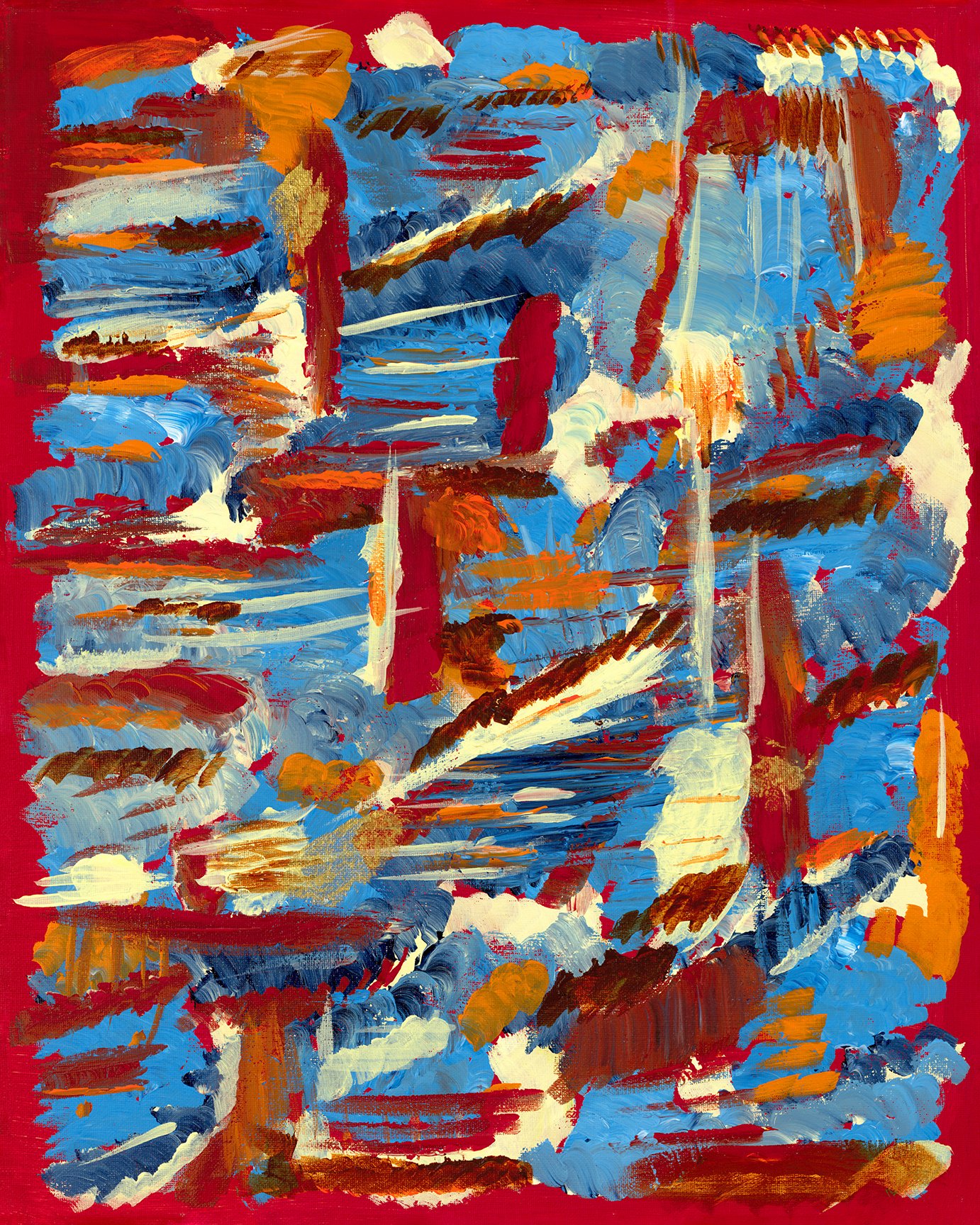 Gopal, Untitled Red Abstract.jpg