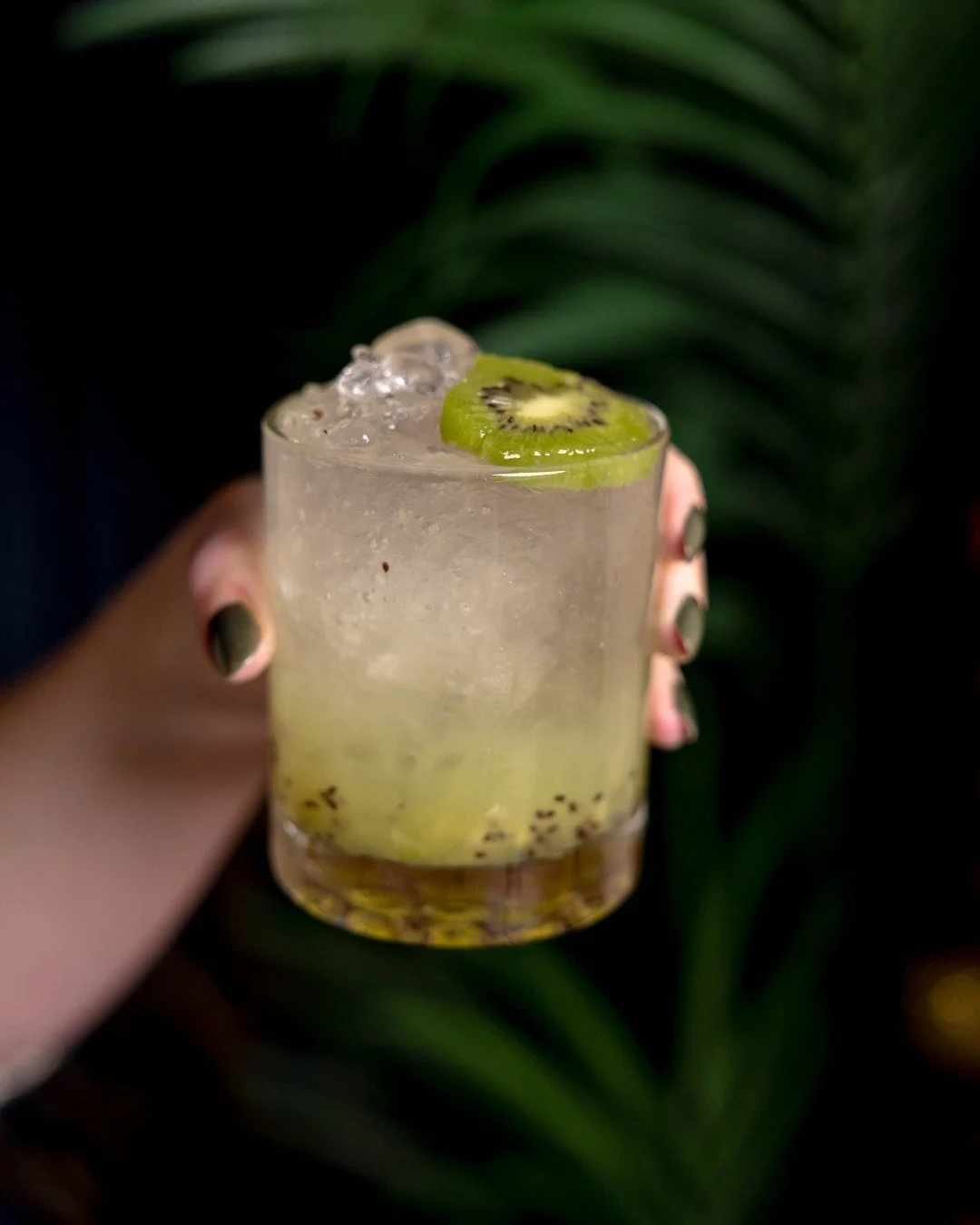 Meet Kiwi No. 0 &mdash; our refreshing mocktail built with fresh kiwi, lemon + lime, a touch of sweetness, and crushed ice for that perfect chill. 🥝 Bright, fizzy, and made to keep the vibe going.

#HiFiAtTheFinn #DryJanuary #CraftMocktails #HTXNigh