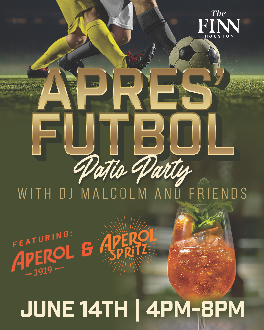 Apres' Futbol Patio Party with Aperol & Aperol Spritz