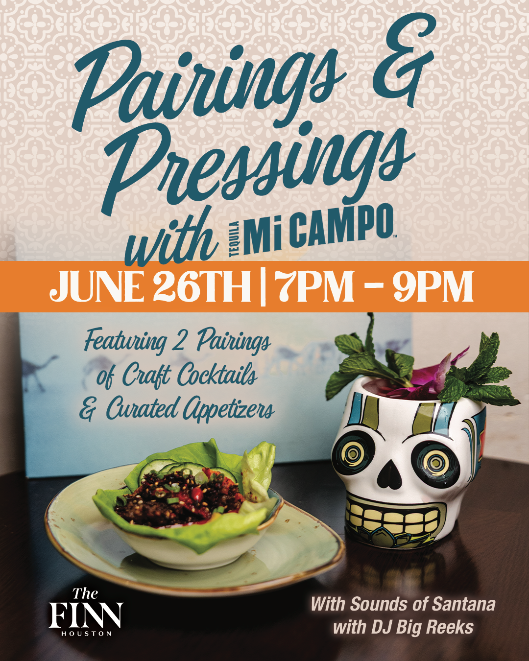 Pairings & Pressings with Mi Campo Tequila