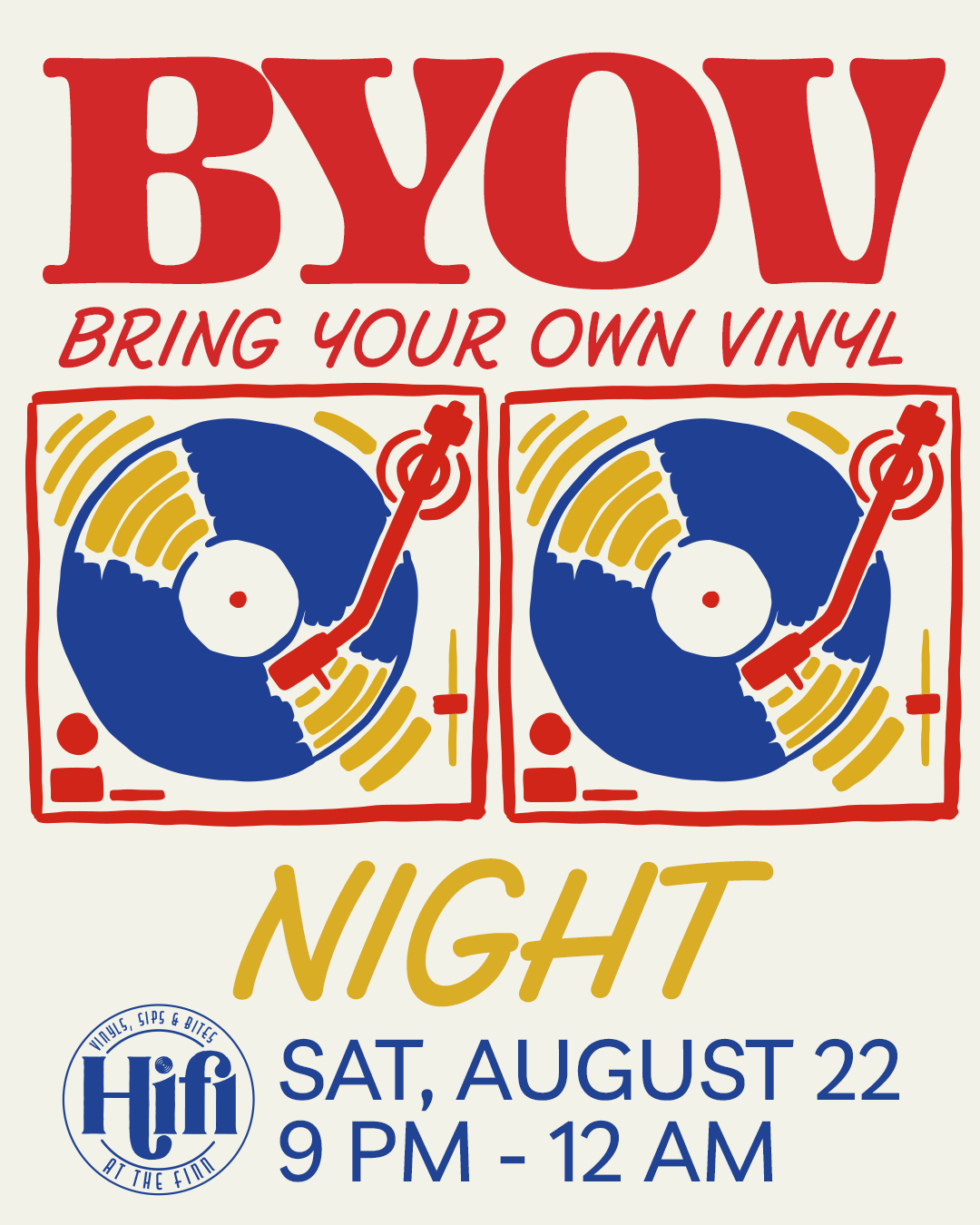BYOV Night with DJ Good Grief