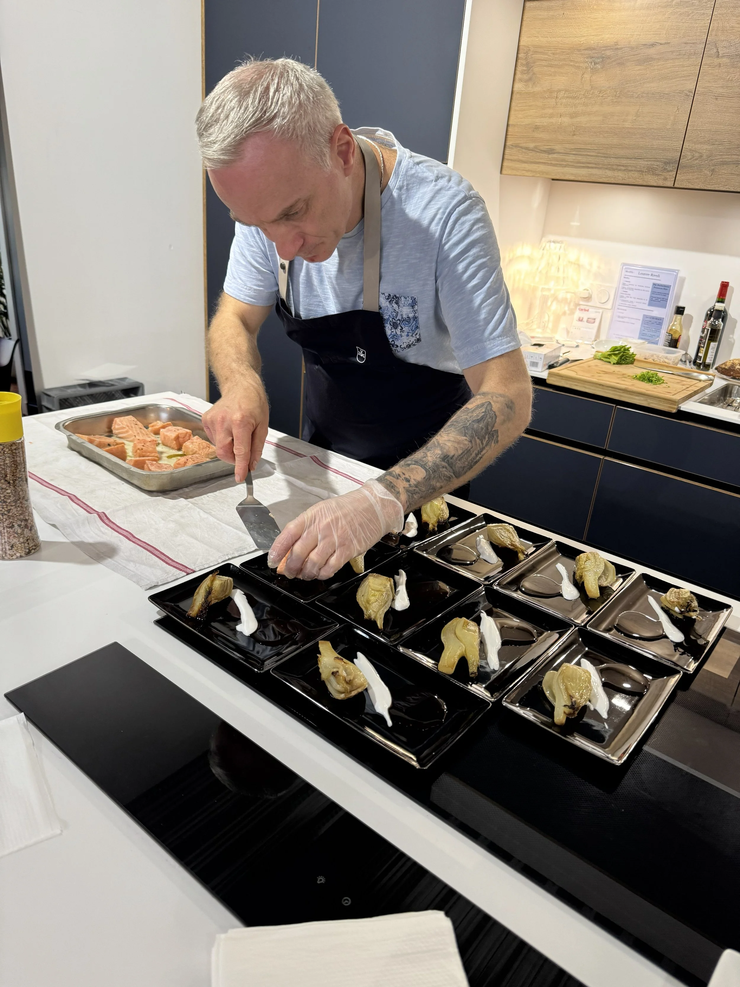 Présentation culinaire V-ZUG chez OLEKSIAK à Clermont-Ferrand.