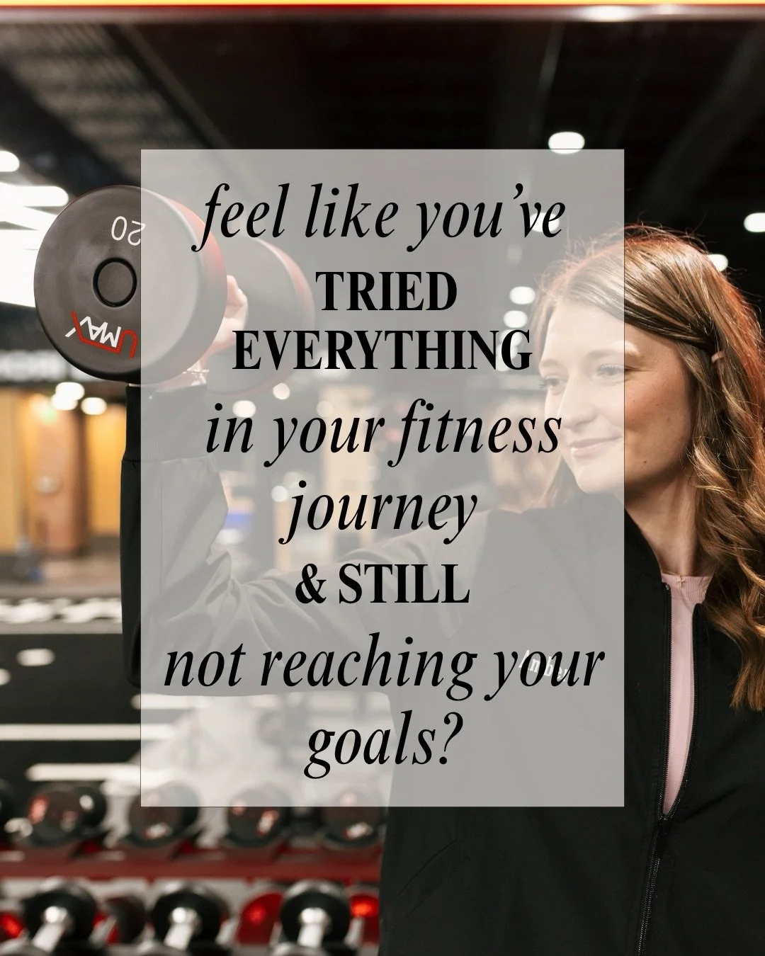 Putting the energy in &amp; staying consistent, but not seeing return in achieving your goals can be frustrating. Maybe it&rsquo;s not that you need to do more, maybe it&rsquo;s just focusing on the right things🤍💪🏻
Have fitness goals set but not s