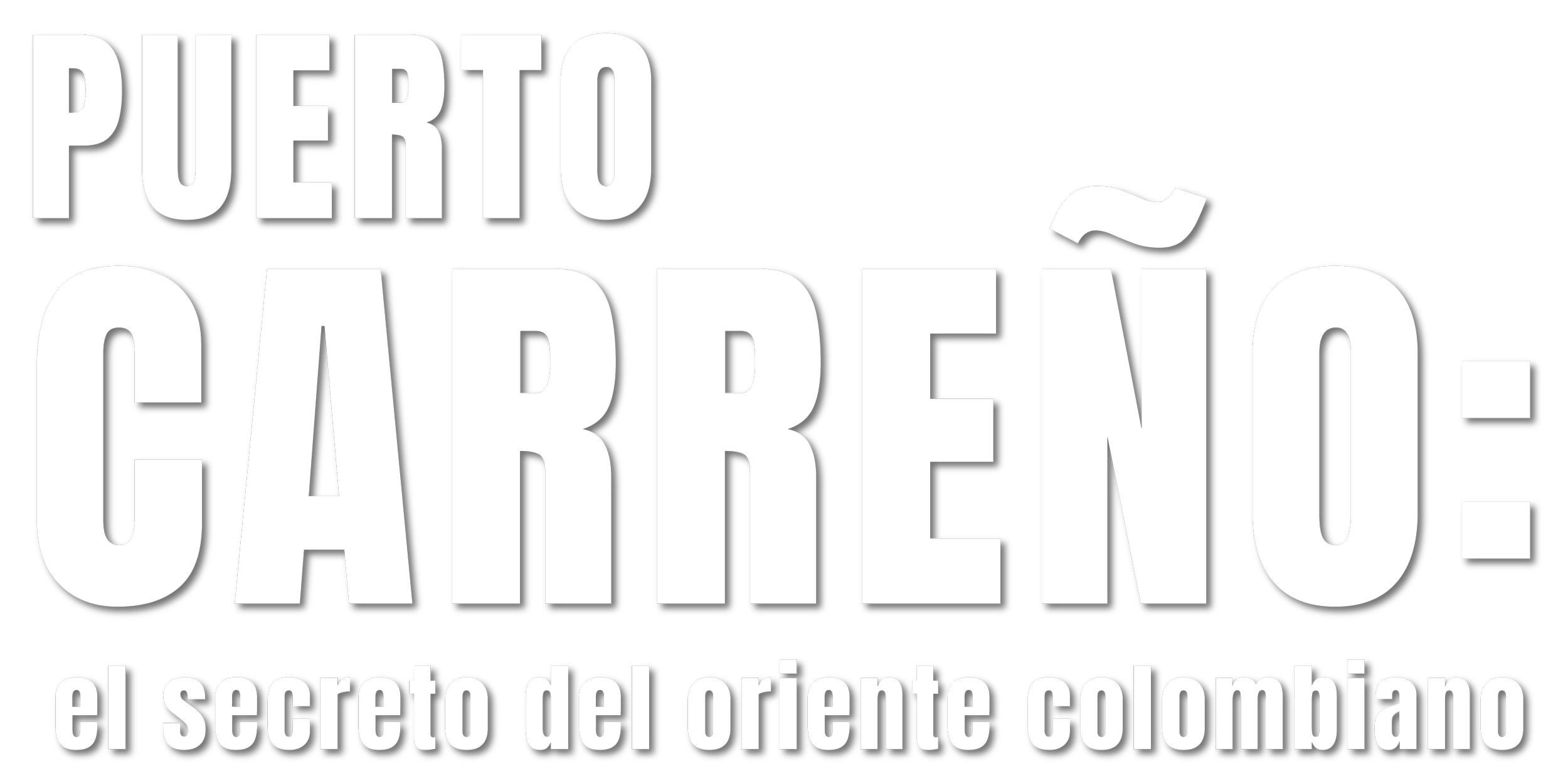 Texto en imagen que dice 'Puerto Carreño: El secreto del Oriente colombiano'