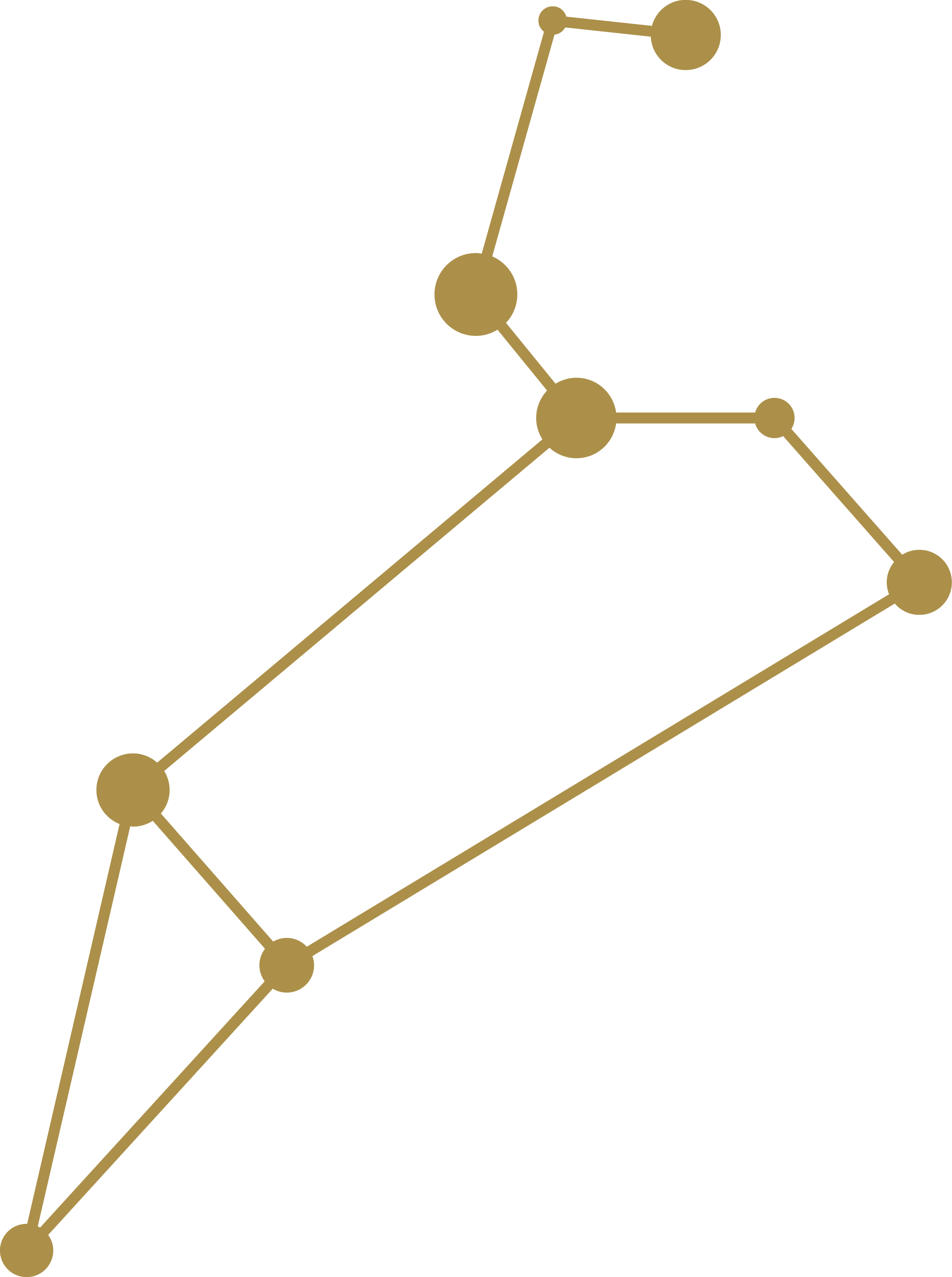 Diagrama de una red de nodos conectados entre sí con líneas, representando relaciones o conexiones.