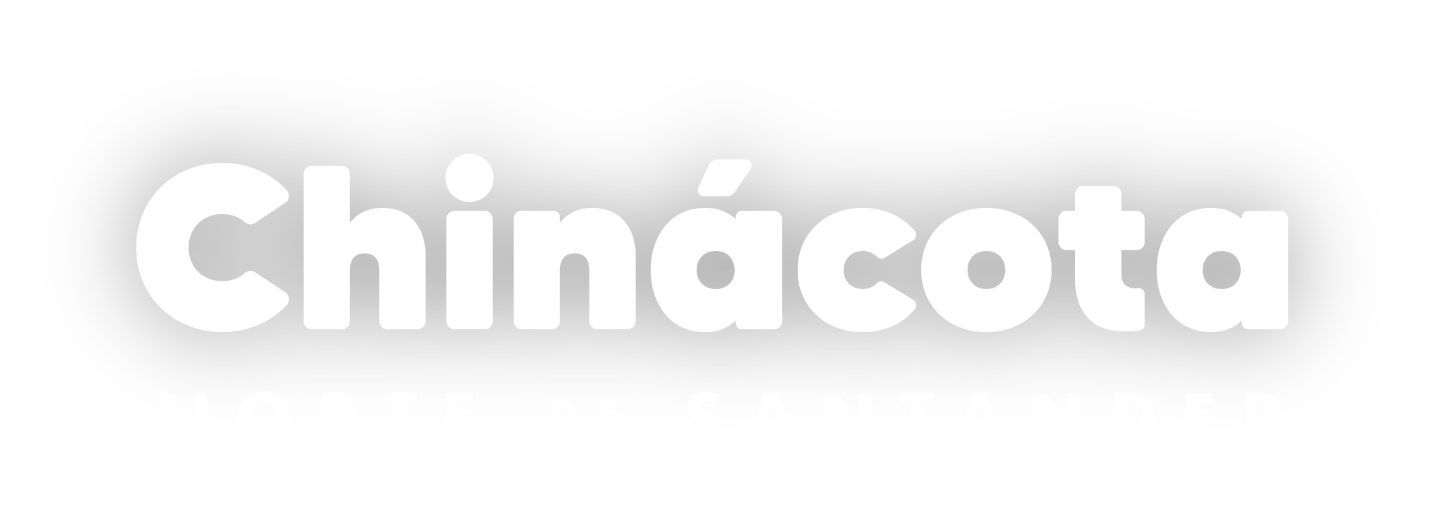 Logotipo en negro y blanco de 'Chinácota', con el texto 'Norte de Santander' debajo.
