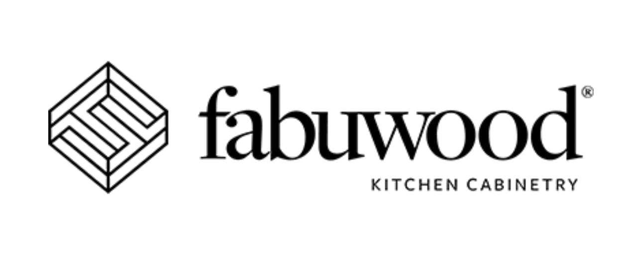 Fabuwod Kitchen Cabinetry logo with a geometric icon and text.