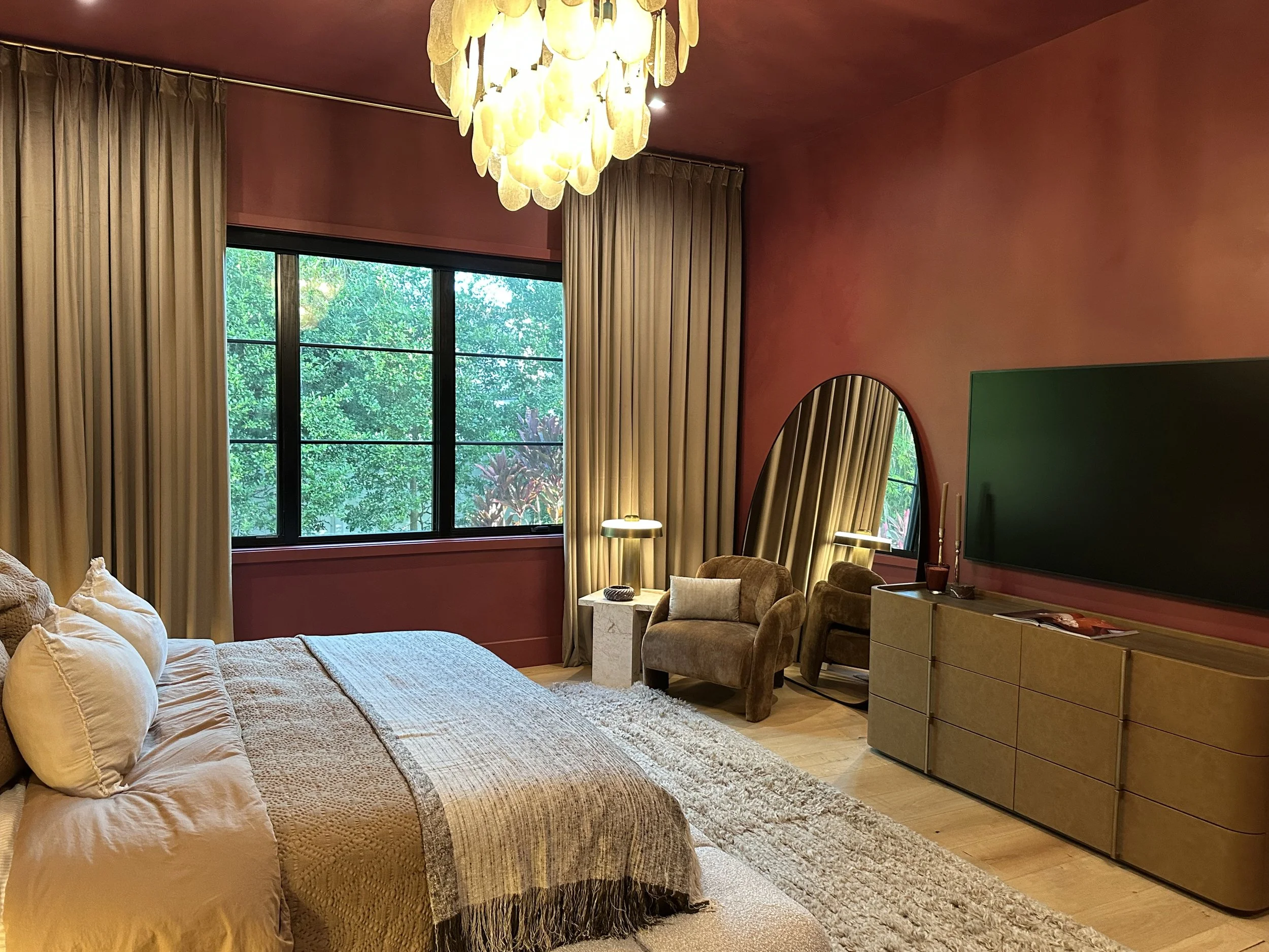 White Oak And Burgundy