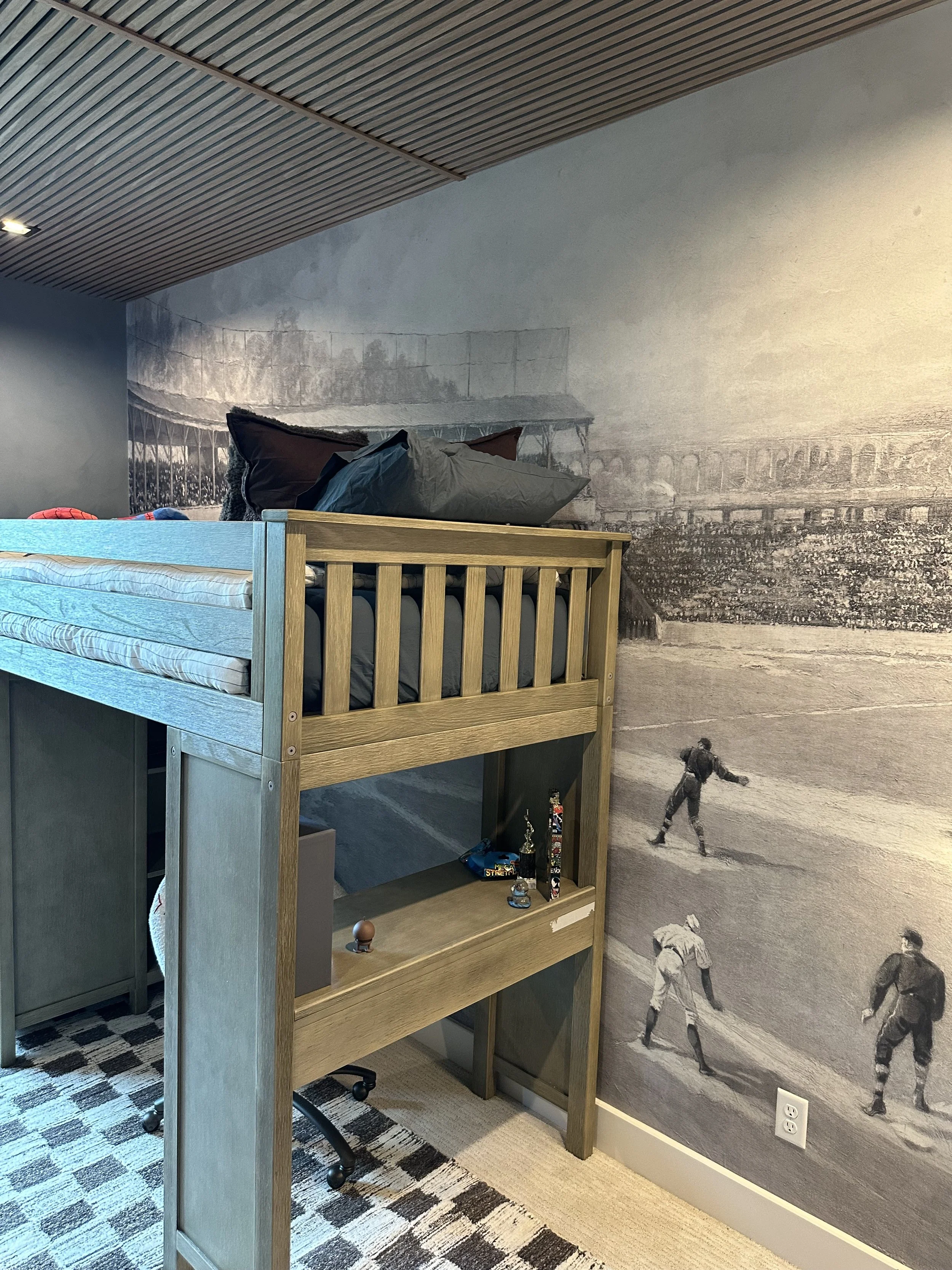 Boys Baseball Inspired Room